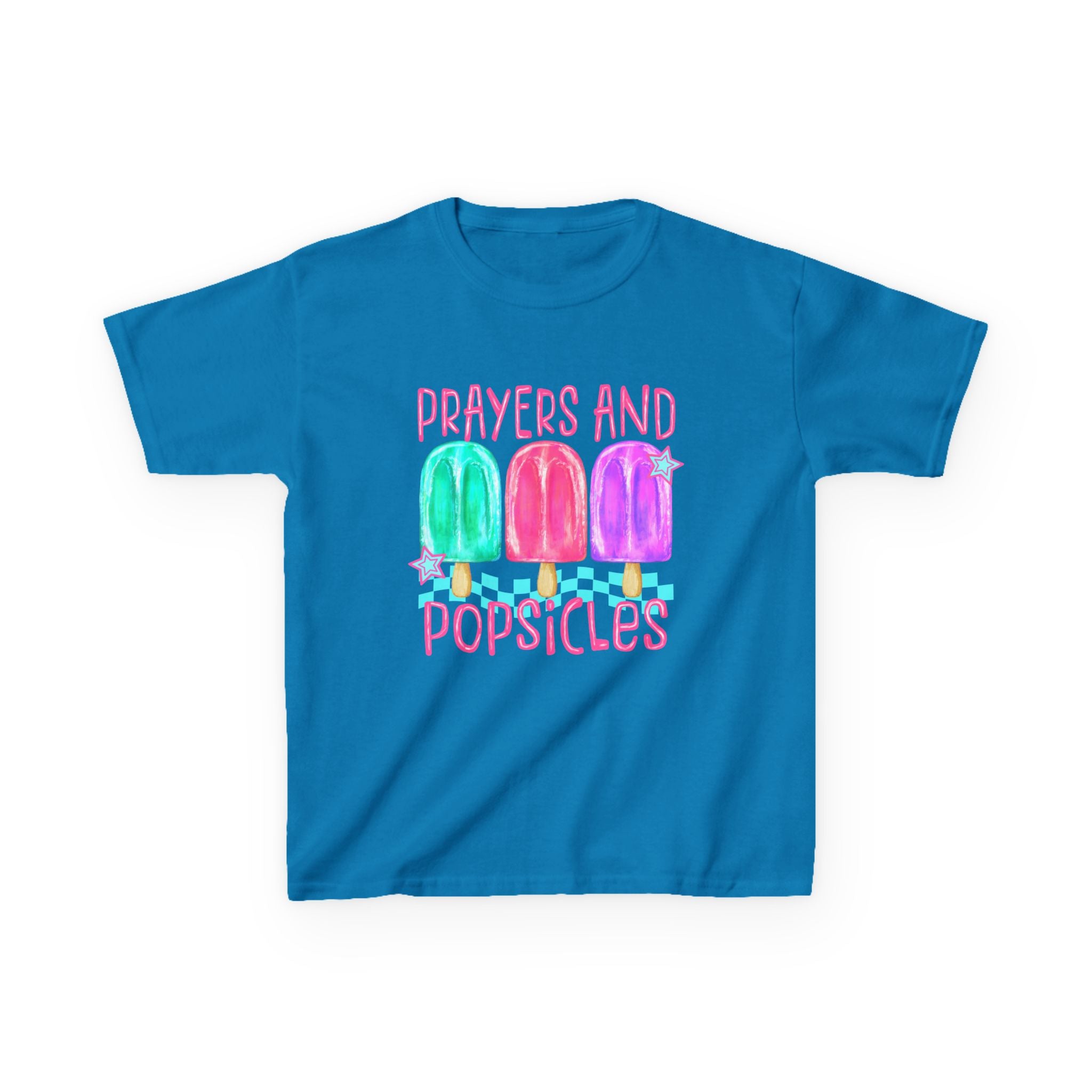 Kids Tee — "Prayers and Popsicles"