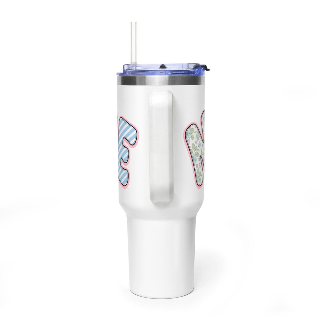 Nurse Bow 40oz Vacuum Tumbler  Insulated Nurse Travel Mug