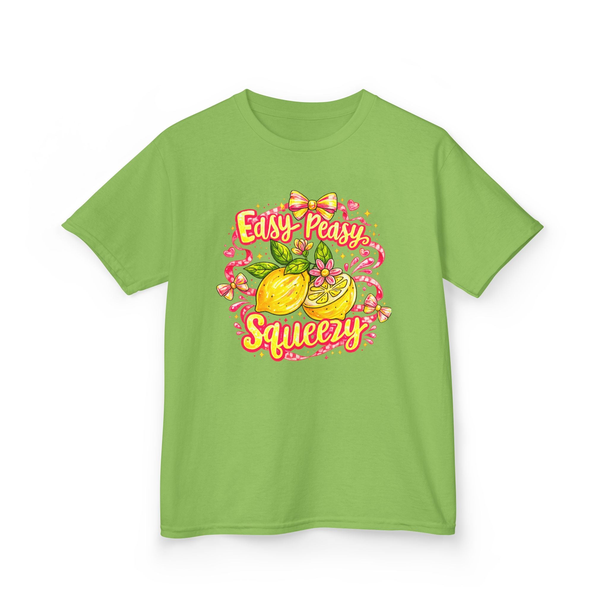 Kids T‑Shirt – "Easy Peasy Squeezy"  Fruit Graphic Tee