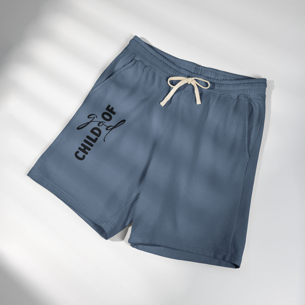 Faithful 'Child of God' Sweat Shorts  Lightweight Fleece Religious Lounge Wear