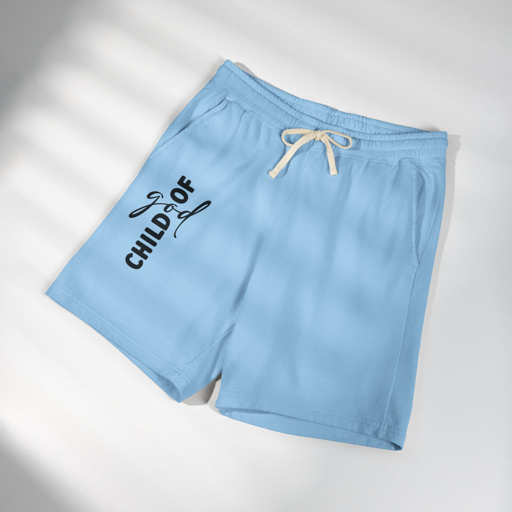 Faithful 'Child of God' Sweat Shorts  Lightweight Fleece Religious Lounge Wear