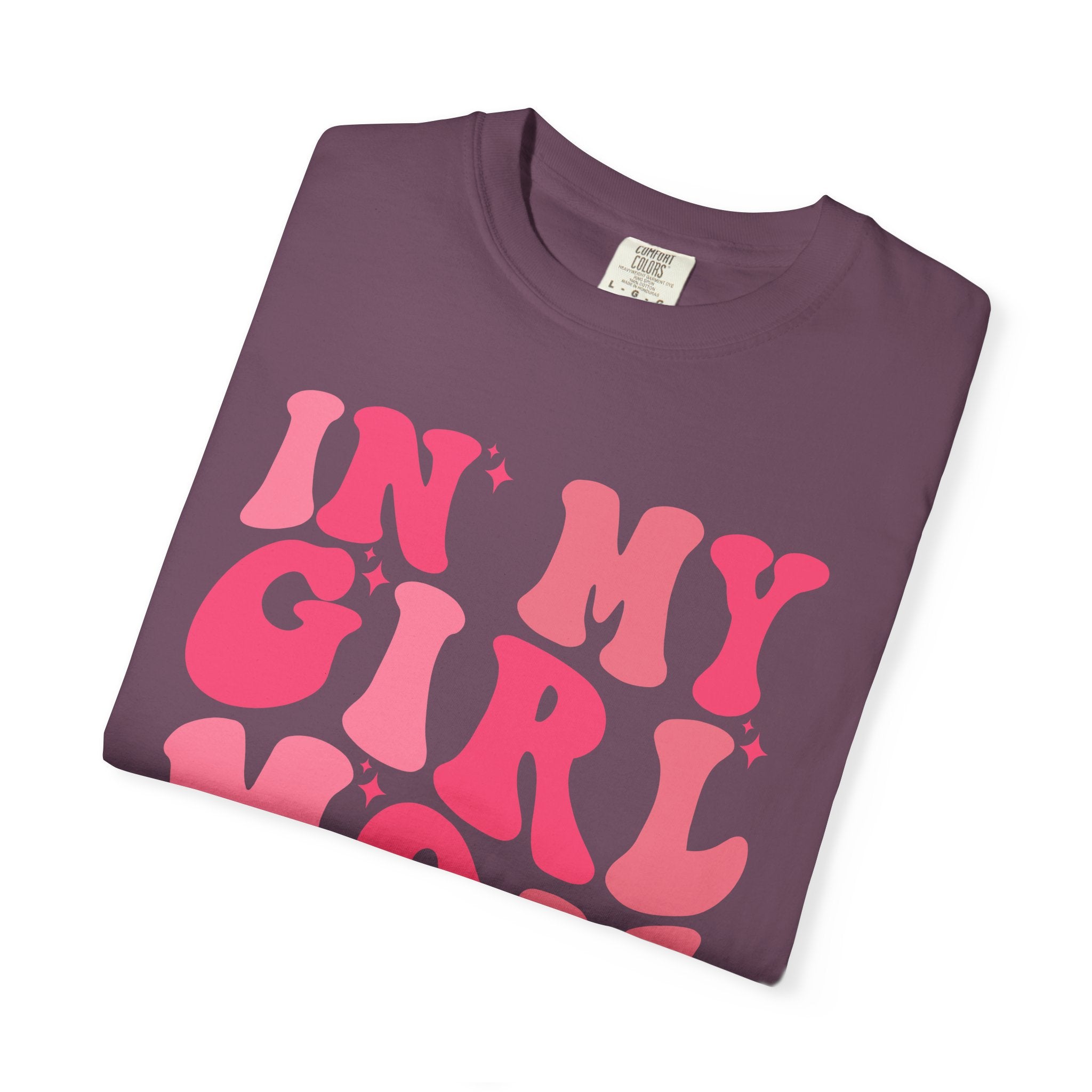 In My Girl Mom Era T-Shirt — Retro Pink Script Tee for Proud Moms
