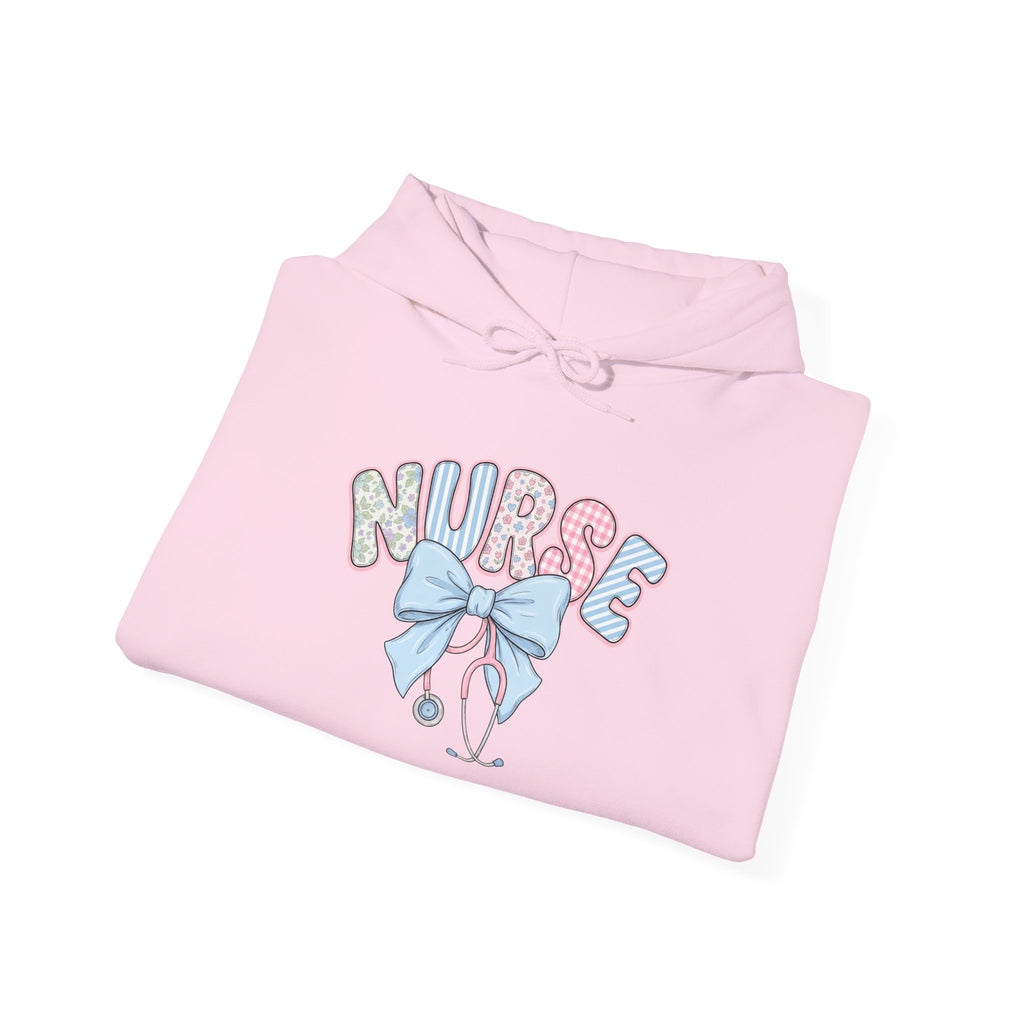 Nurse Bow Hoodie Pastel Stethoscope Nursing