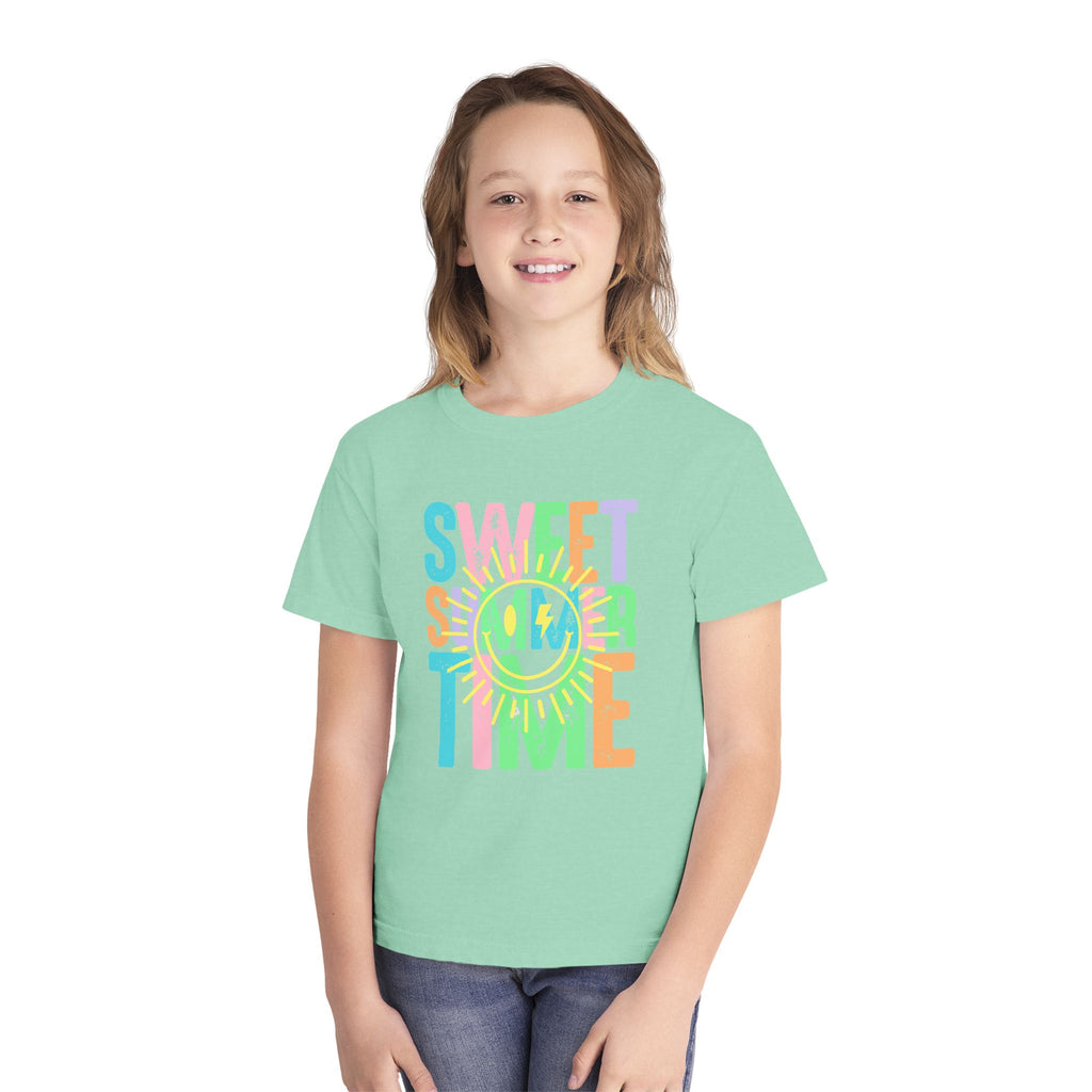 Sweet Summer Time Youth Tee  Pastel Beach Vibes