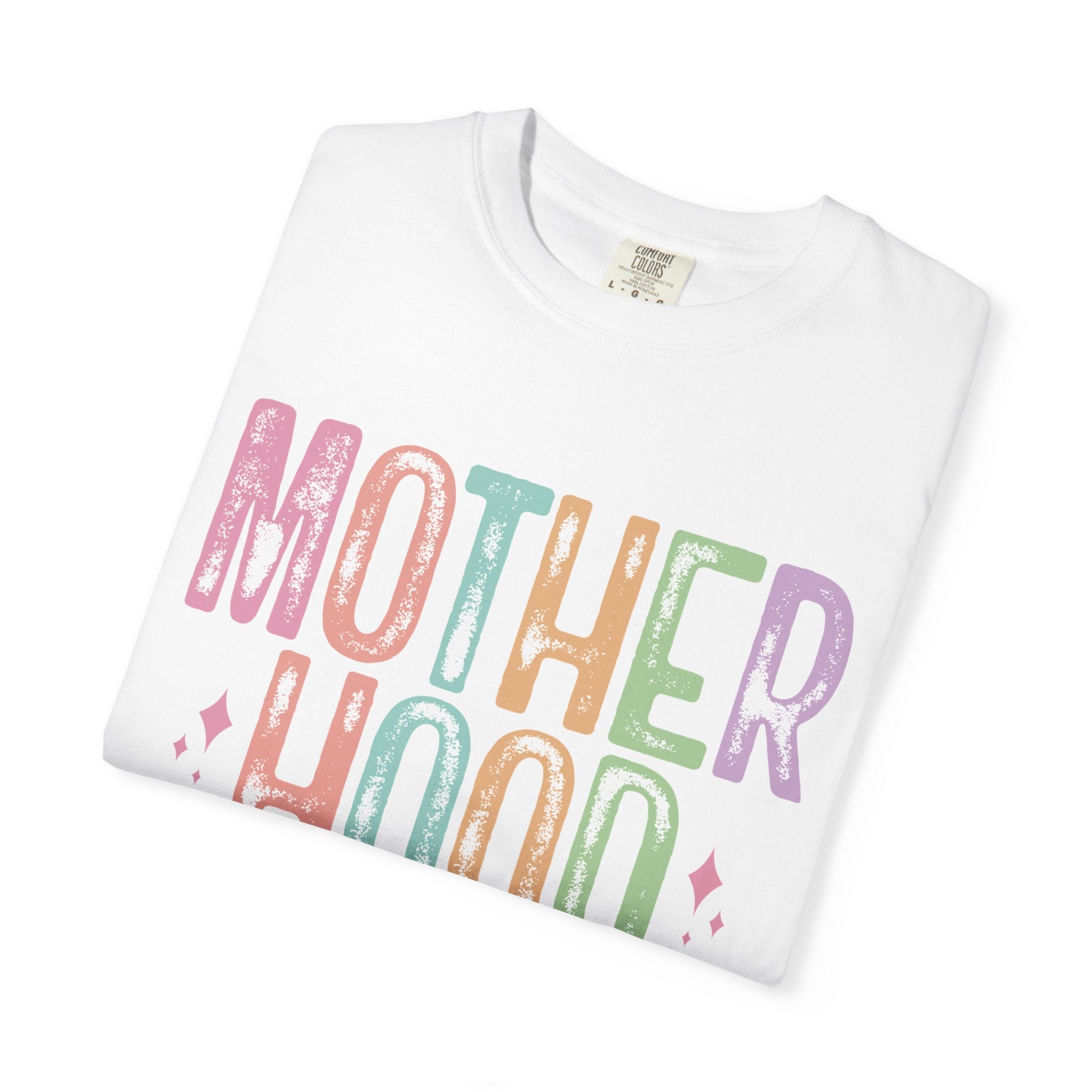 Motherhood Graphic Tee — “Mother Hood: Some days I rock it…”