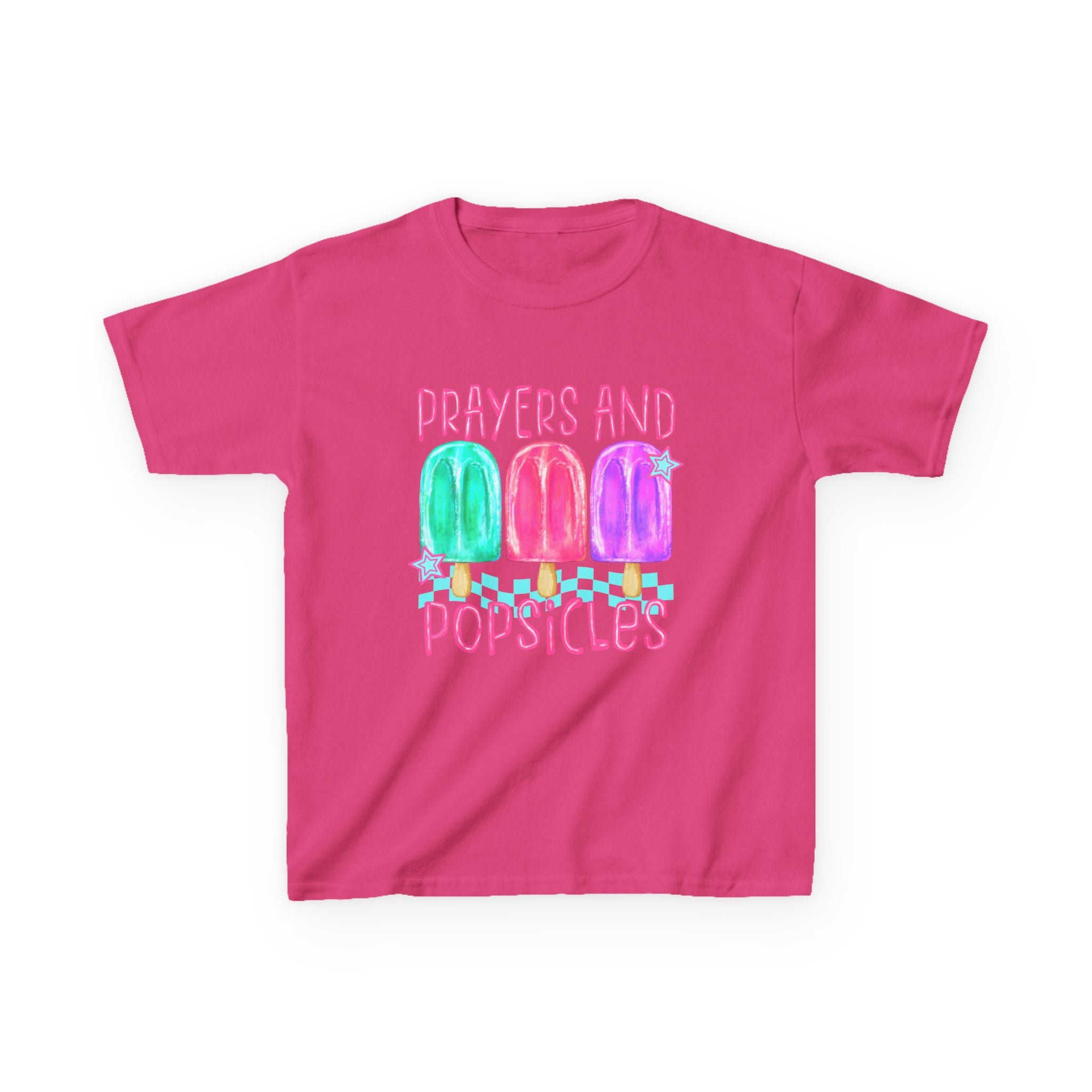 Kids Tee — "Prayers and Popsicles"