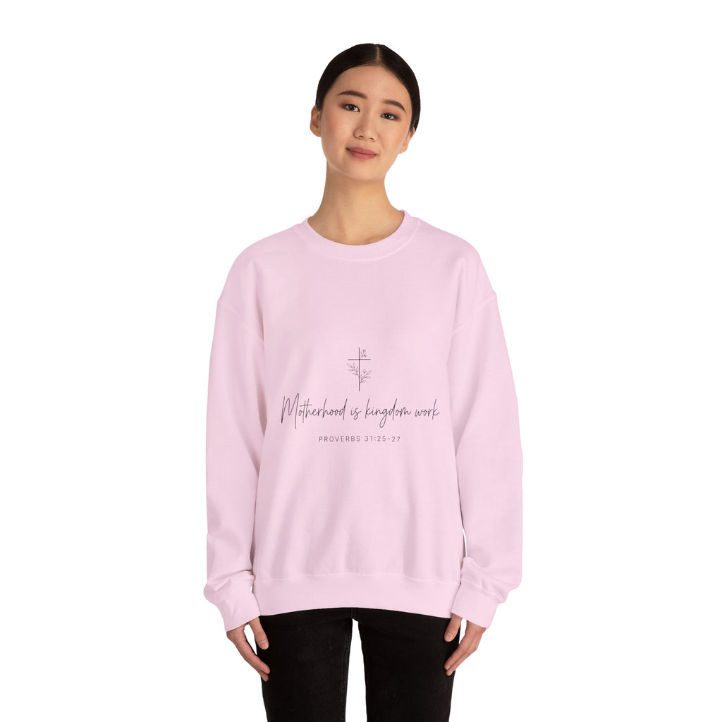 Crewneck  "Motherhood is Kingdom Work"