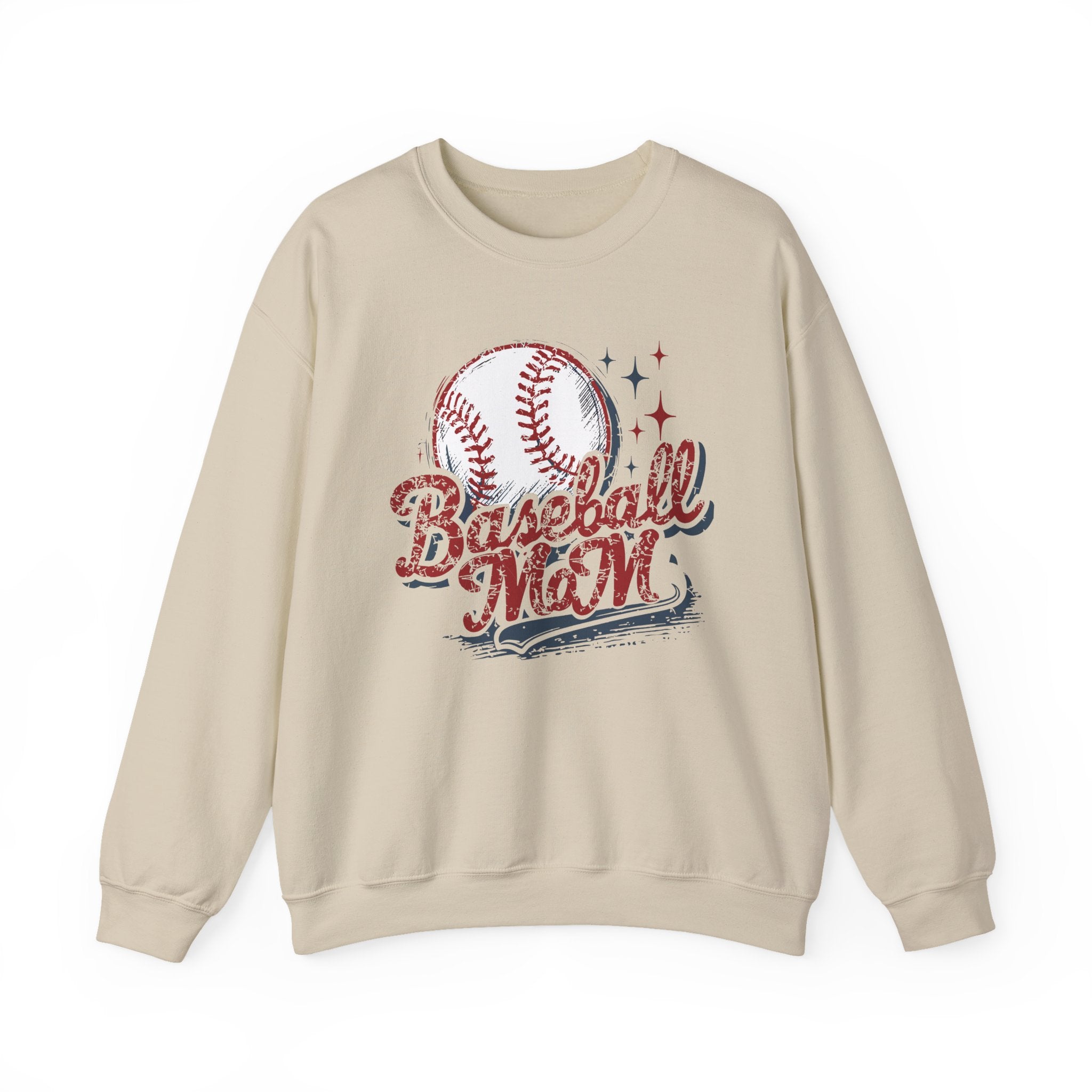 Baseball Mom Sweatshirt – Vintage Baseball Graphic Crewneck