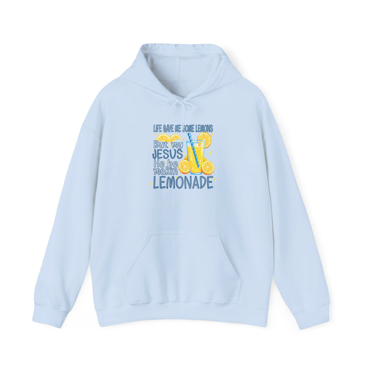 Christian Lemonade Hoodie – "Life Gave Me Lemons, Jesus Made Lemonade" Cozy Faith Sweatshirt