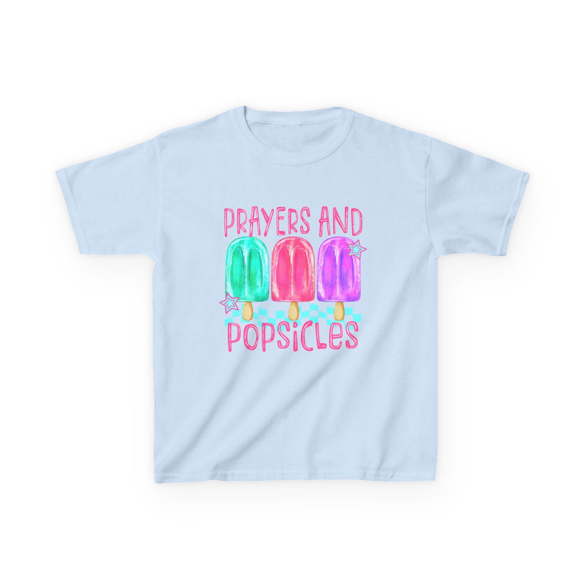 Kids Tee — "Prayers and Popsicles"