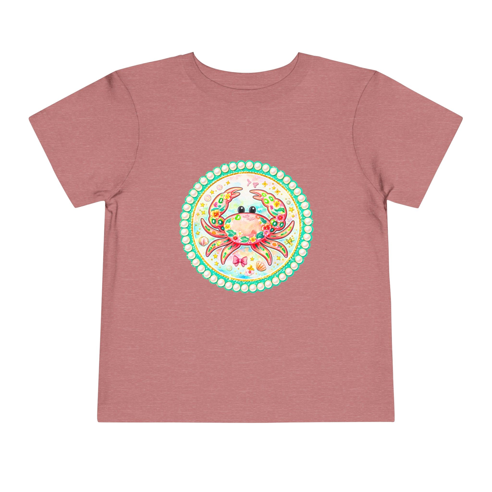 Toddler Tee — Colorful Watercolor Crab Kids Shirt