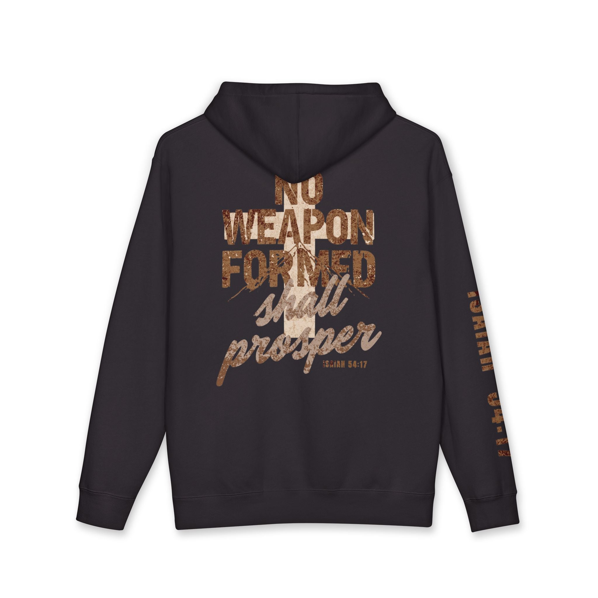 Hoodie — "No Weapon Formed Shall Prosper" Isaiah 54:17