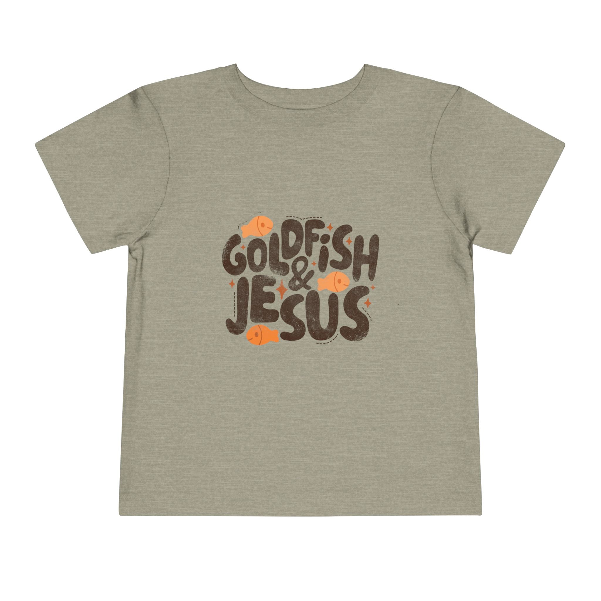 Goldfish & Jesus Toddler Tee — Cute Christian Kids Shirt