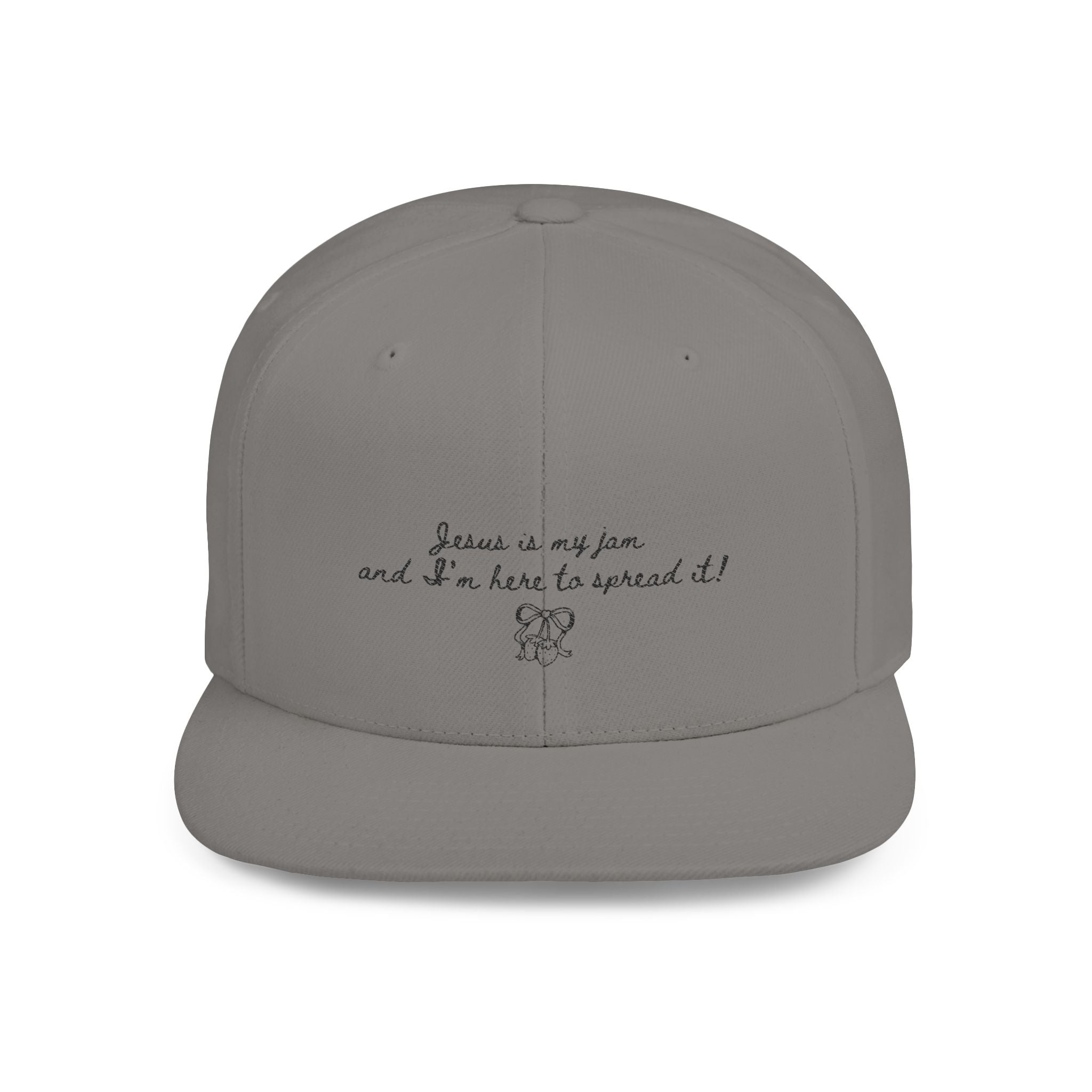 Flat Bill Snapback Hat