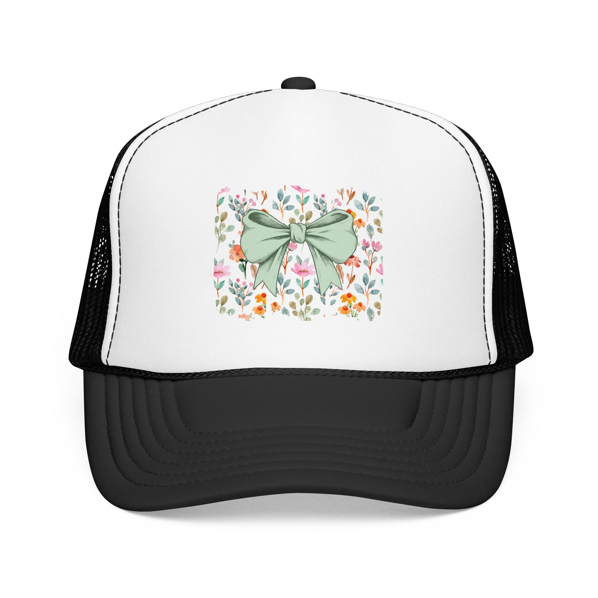 Floral Bow Trucker Hat