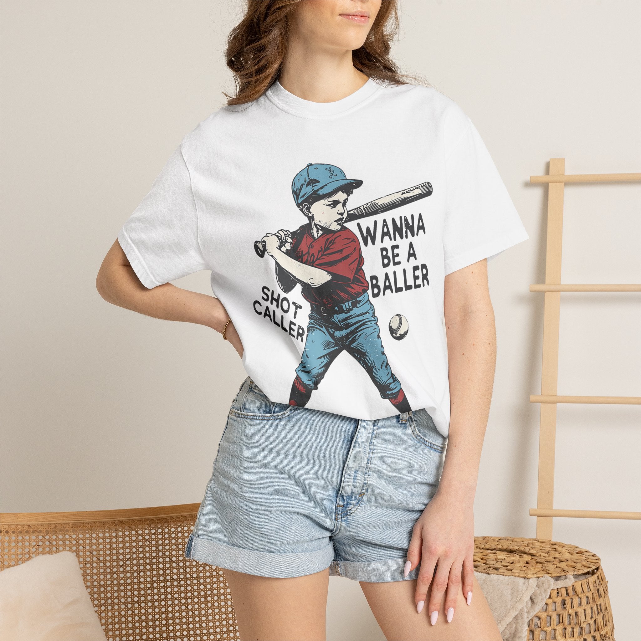 Baseball Kid 'Wanna Be a Baller' T-Shirt