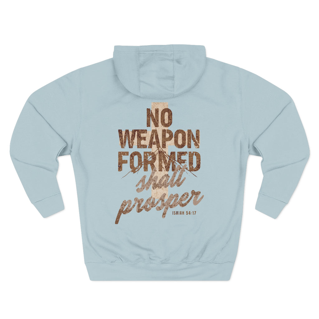 Isaiah 54:17 Hoodie "No Weapon Formed Shall Prosper"