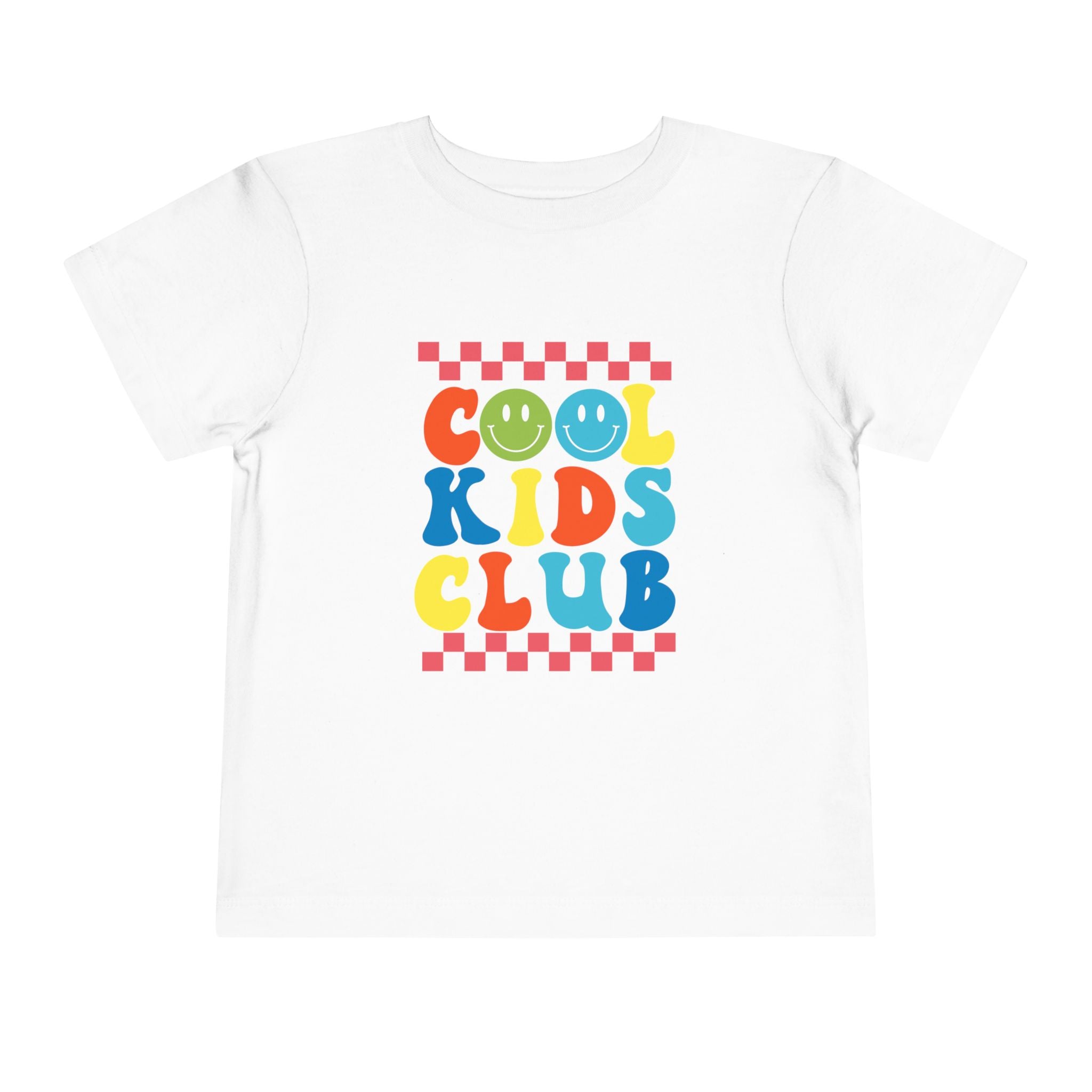Cool Kids Club Toddler Tee — Colorful Retro Graphic Shirt