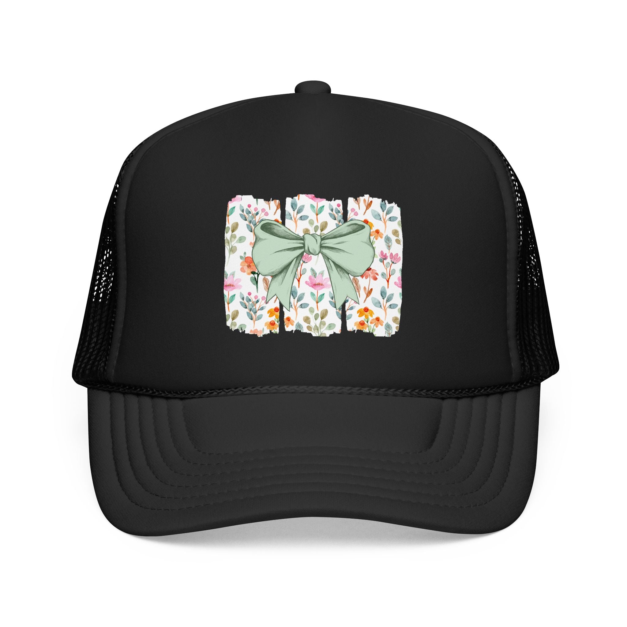 Floral Bow Trucker Hat