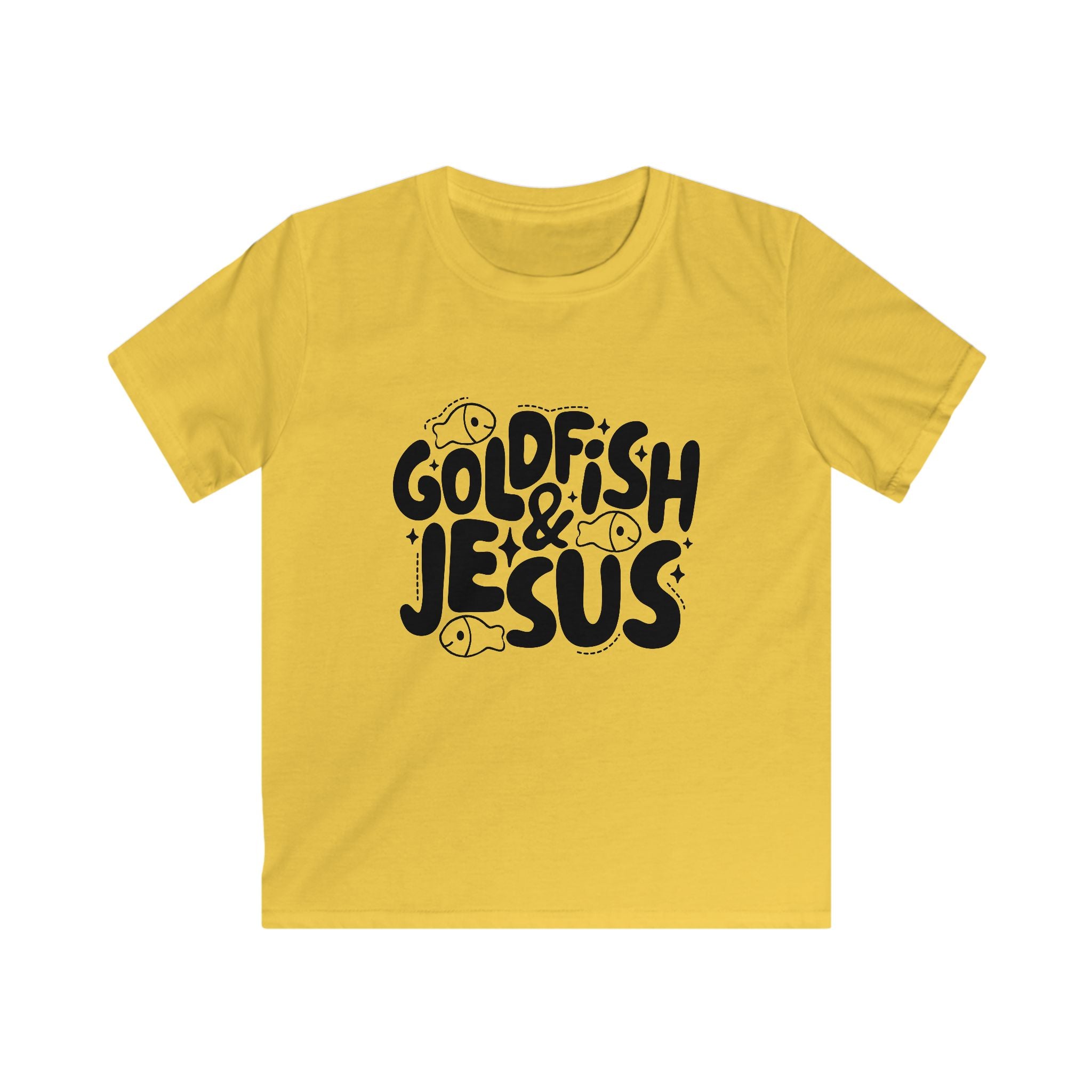 Kids Tee — "Goldfish & Jesus"