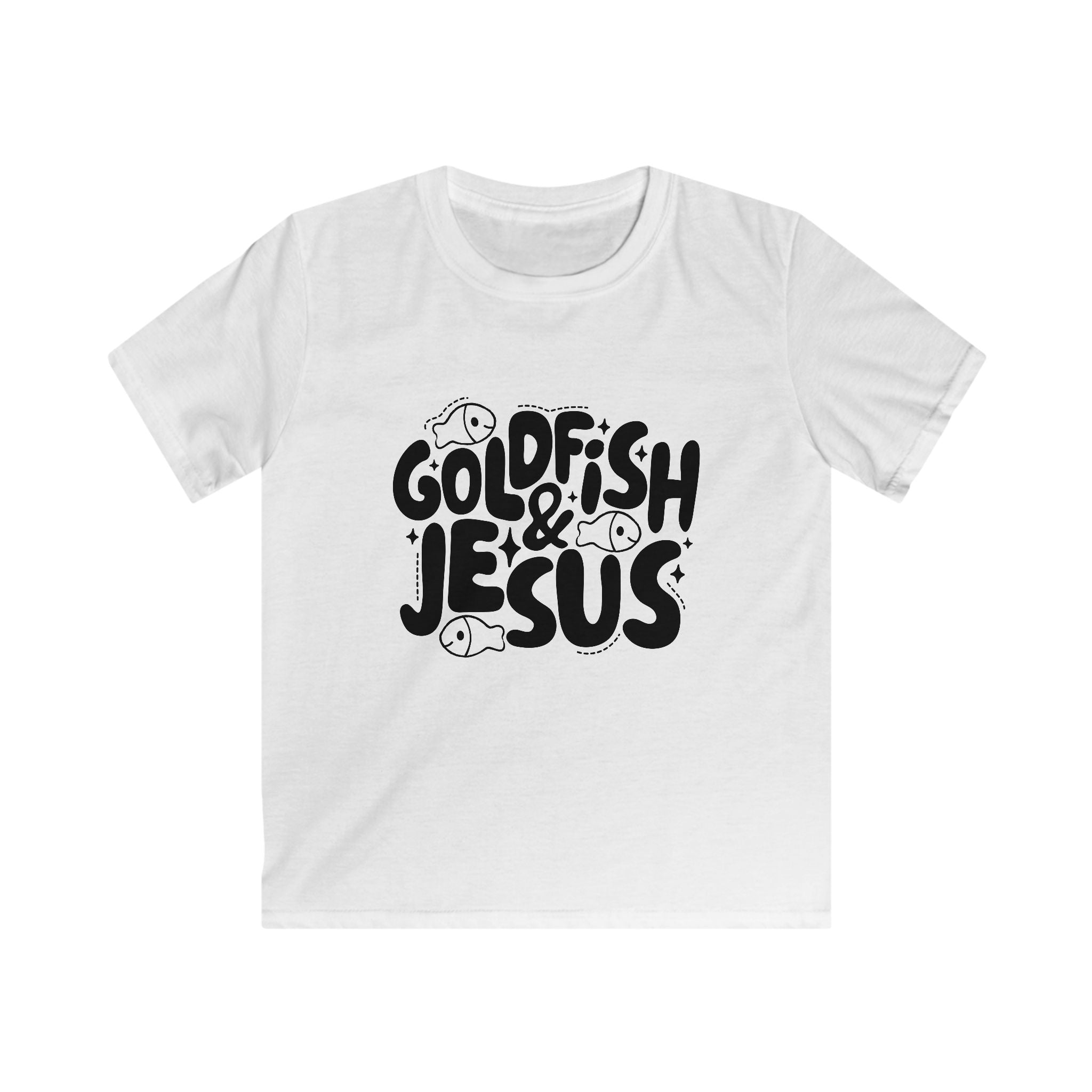 Kids Tee — "Goldfish & Jesus"