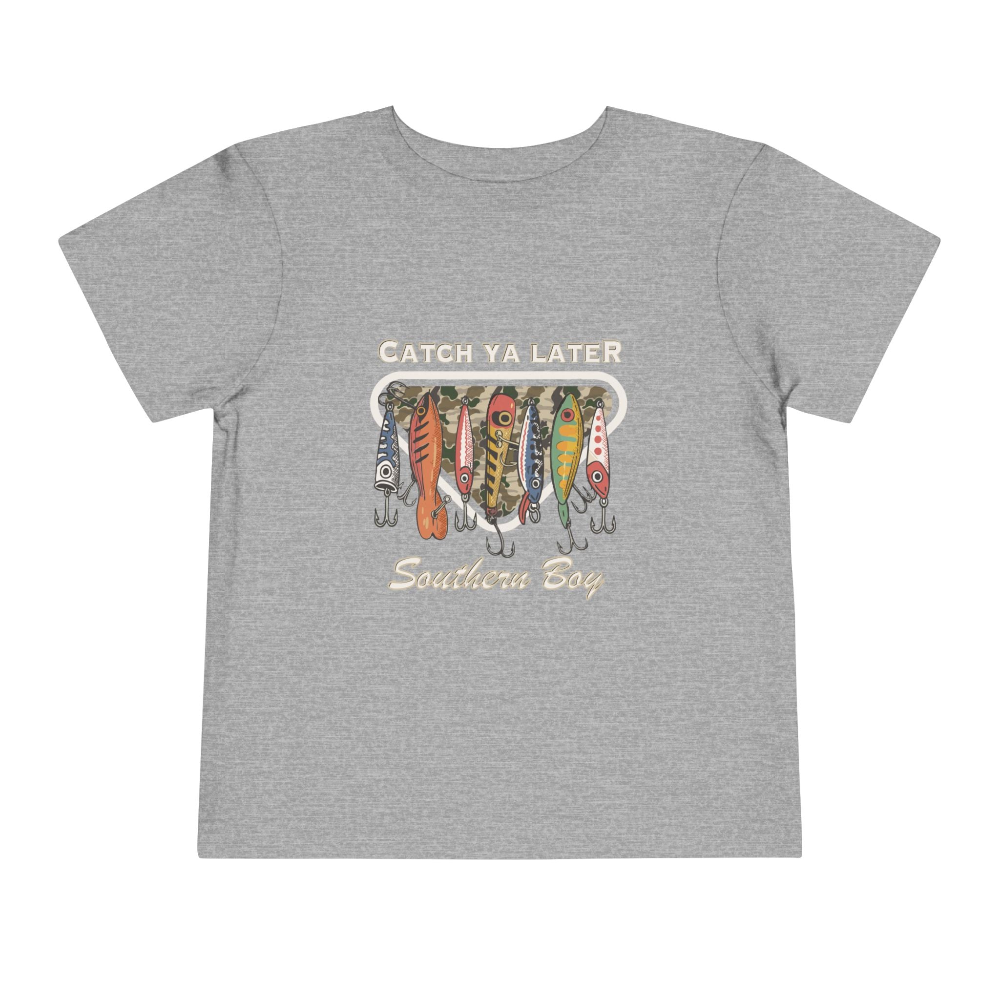 Toddler Fishing Tee  "Catch Ya Later Southern Bay" Graphic