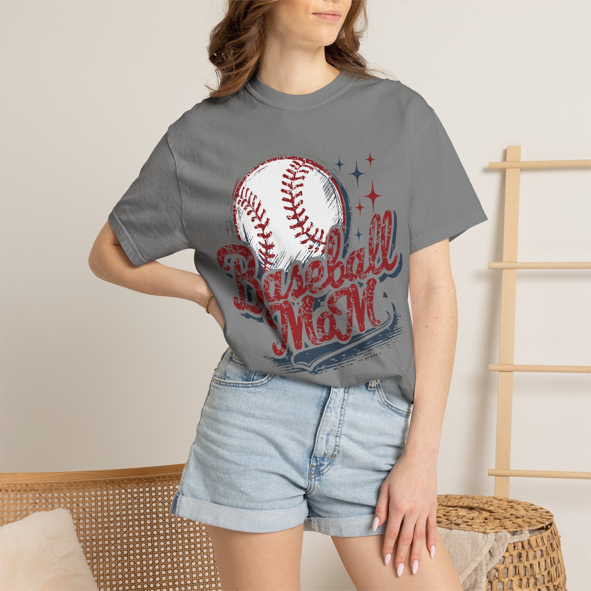 Baseball Mom T-Shirt — Vintage Baseball Graphic Tee for Proud Moms