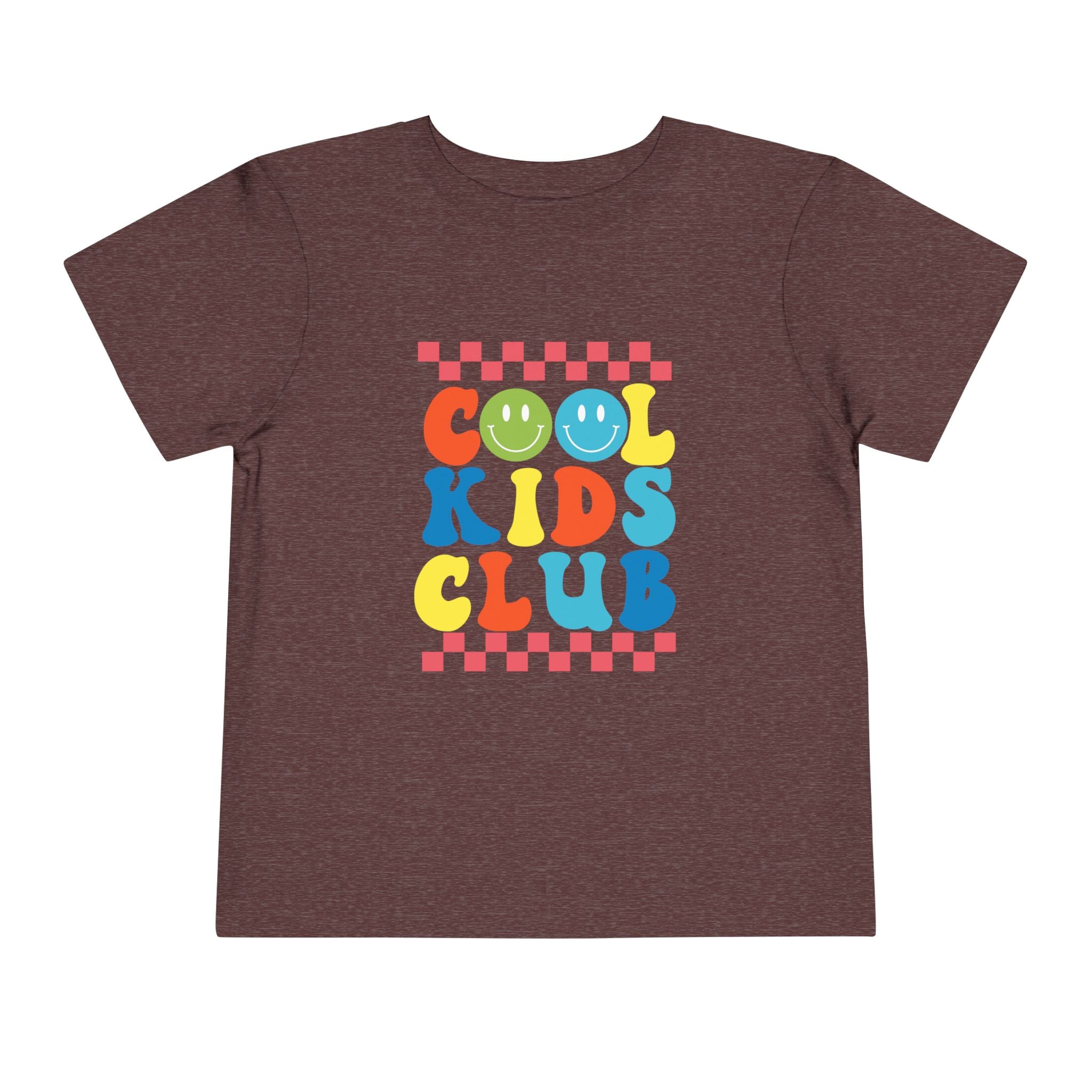 Cool Kids Club Toddler Tee — Colorful Retro Graphic Shirt