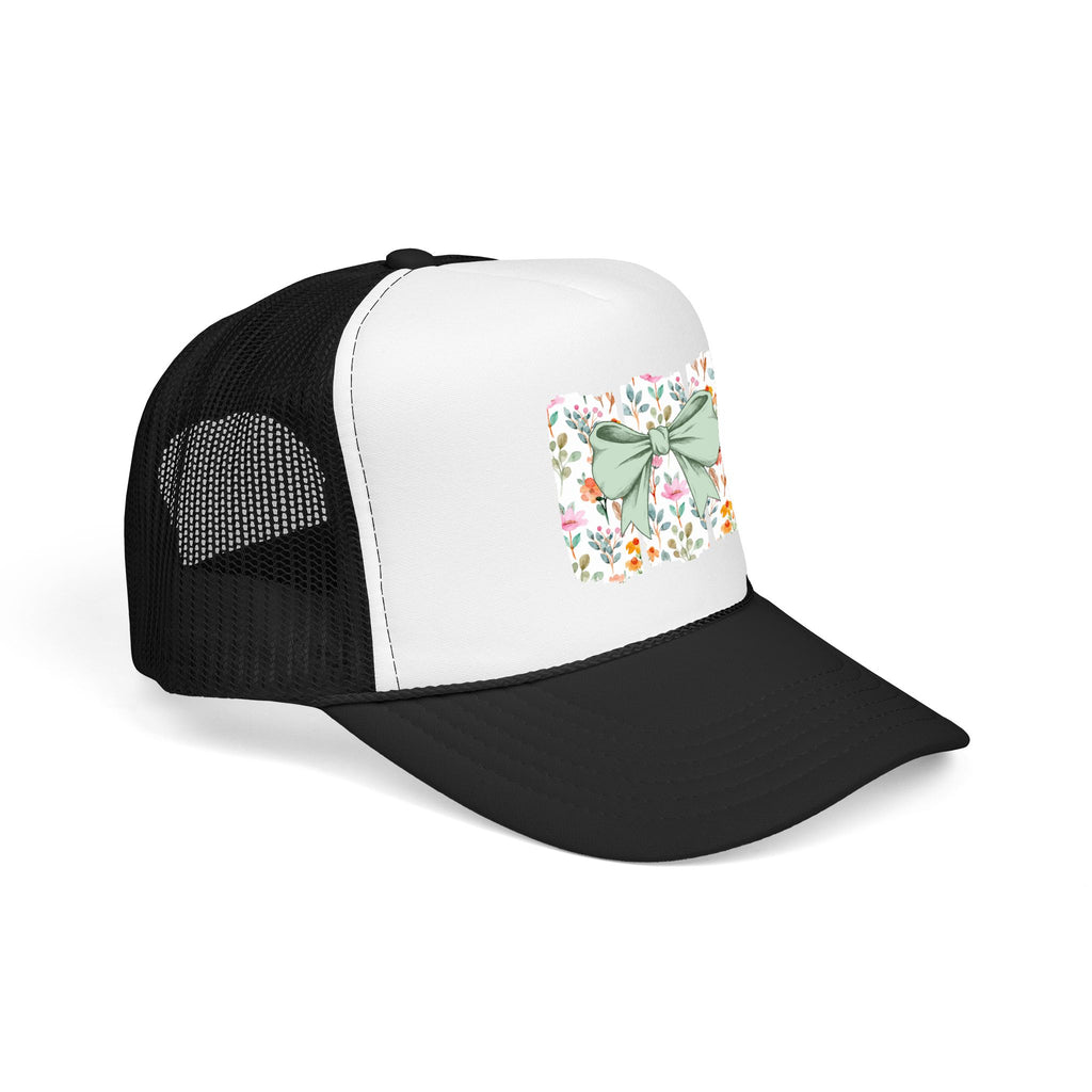 Floral Bow Trucker Hat