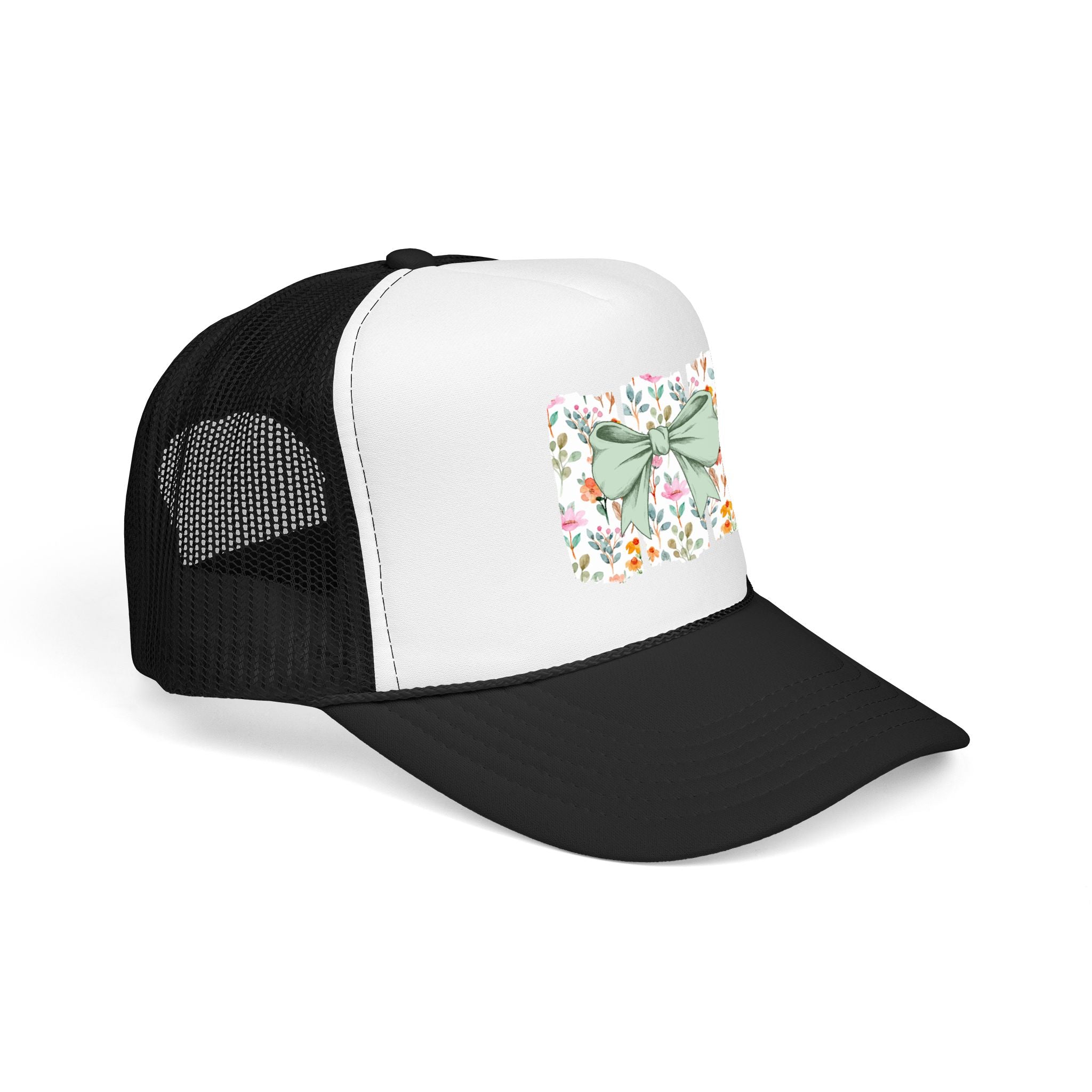 Floral Bow Trucker Hat