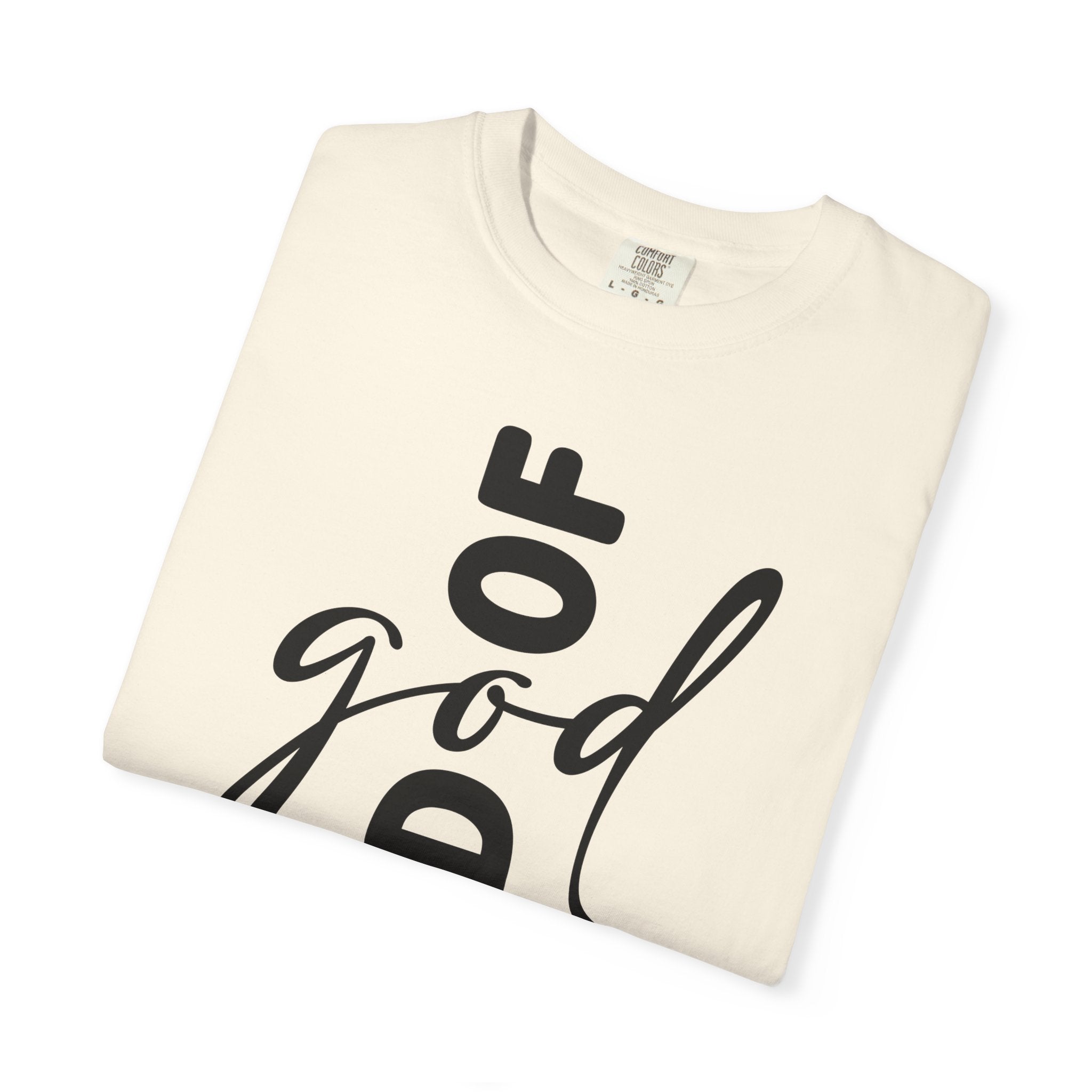 Child of God T-Shirt — Vertical Script Faith Tee