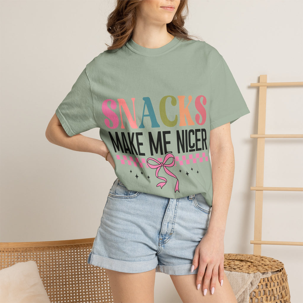 Snacks Make Me Nicer T-Shirt