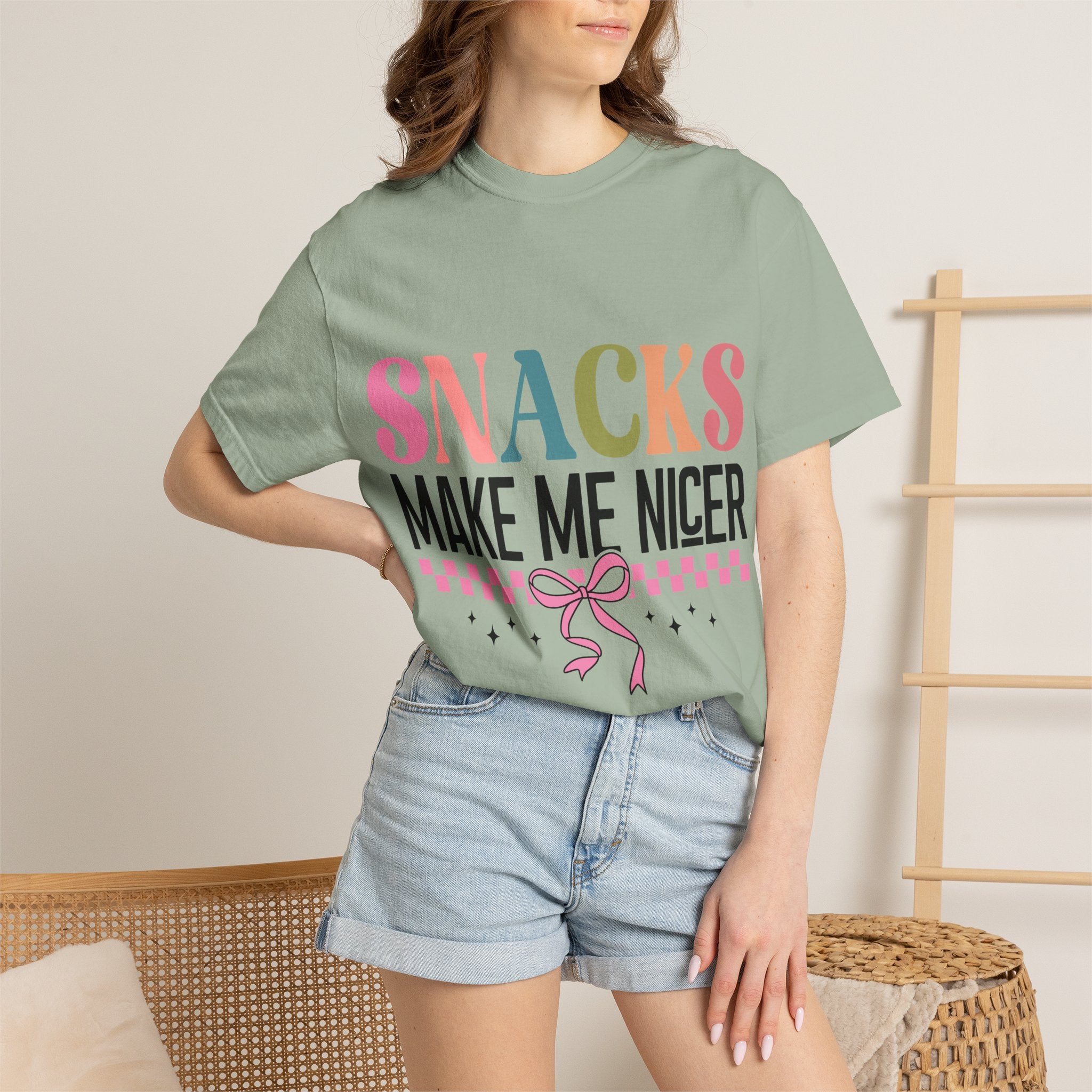 Snacks Make Me Nicer T-Shirt
