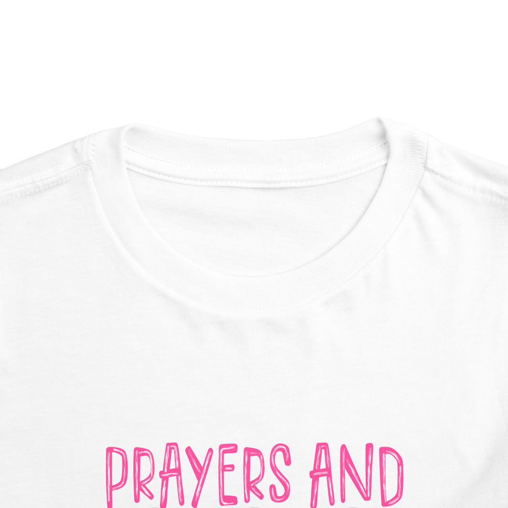 Toddler Tee - "Prayers and Popsicles" Colorful Popsicle