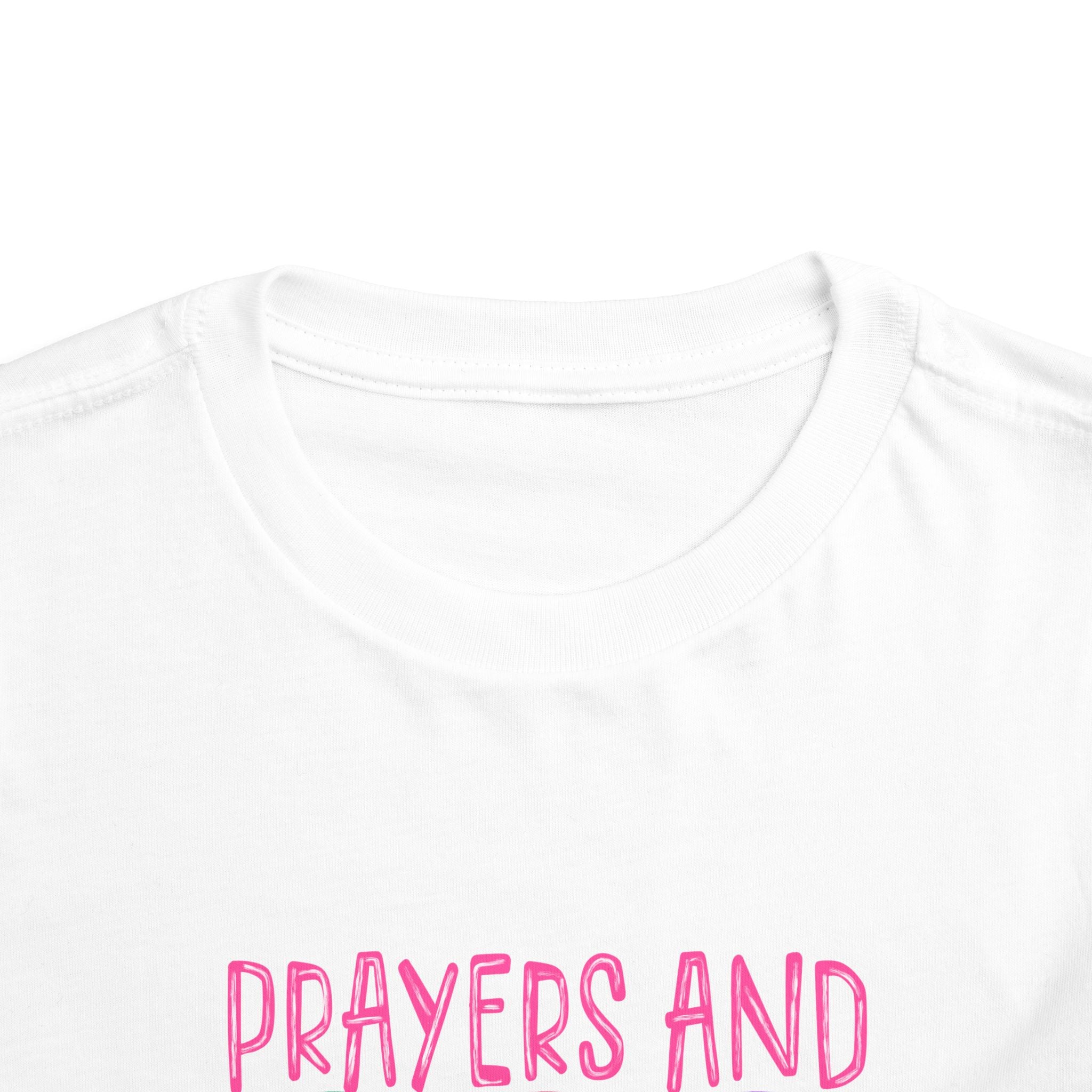Toddler Tee - "Prayers and Popsicles" Colorful Popsicle