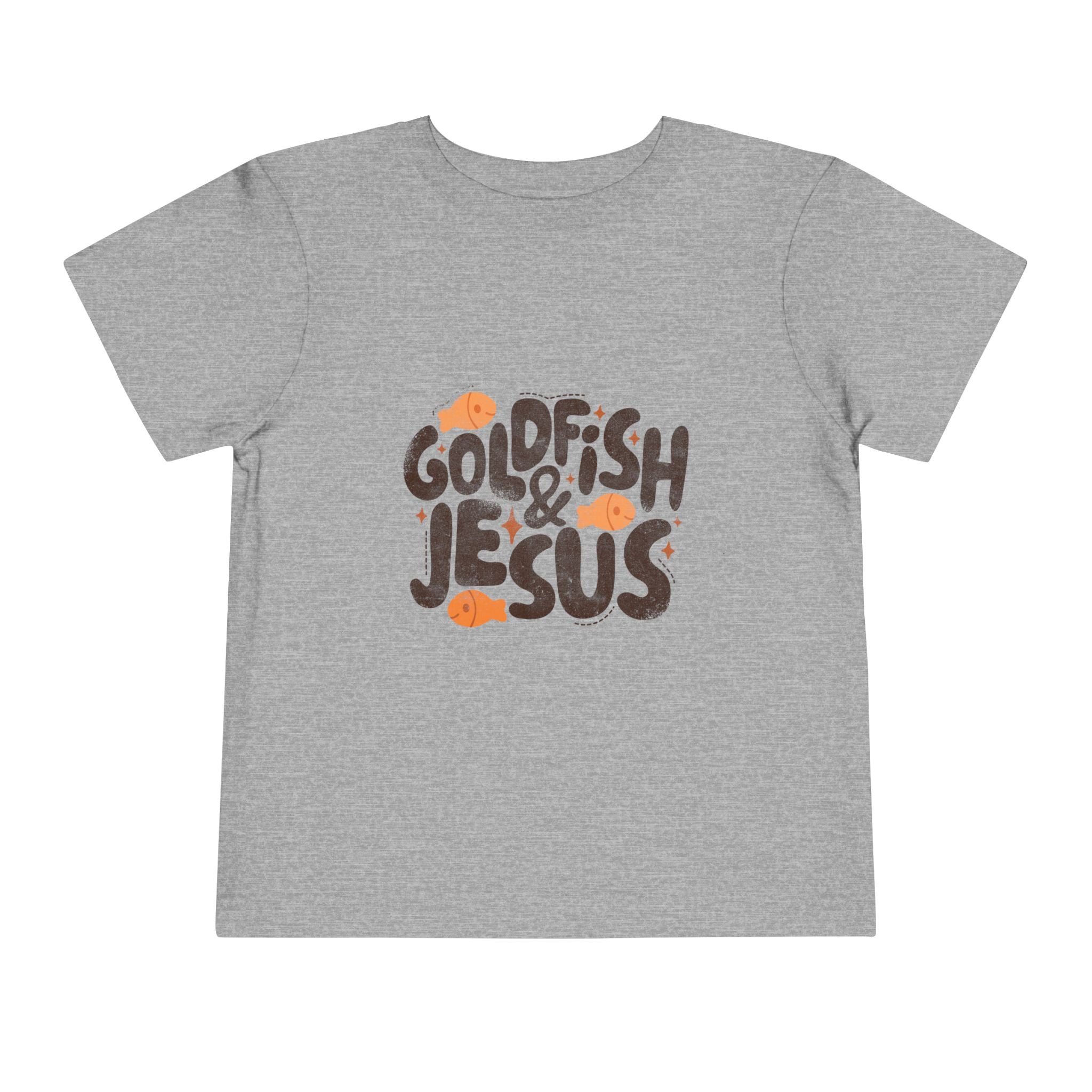Goldfish & Jesus Toddler Tee — Cute Christian Kids Shirt