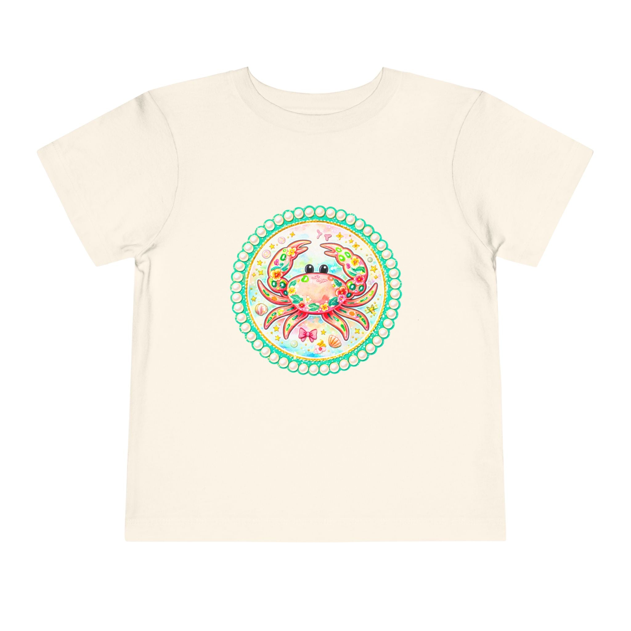 Toddler Tee — Colorful Watercolor Crab Kids Shirt