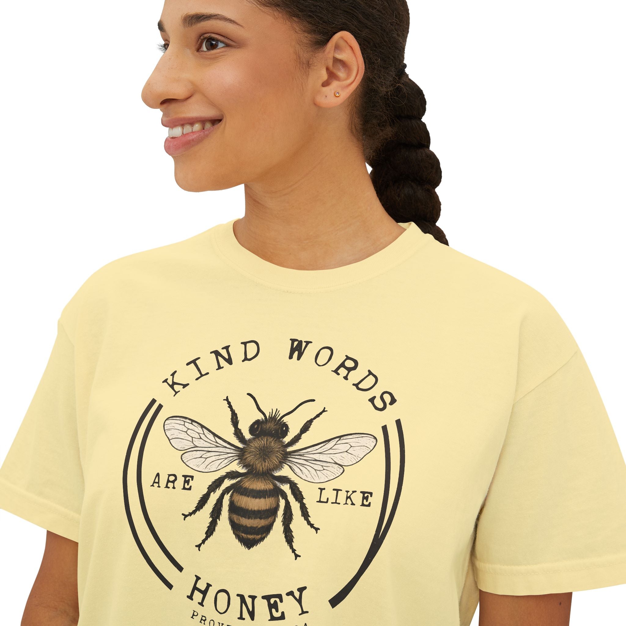 Kind Words Are Like Honey Bee Graphic Tee
