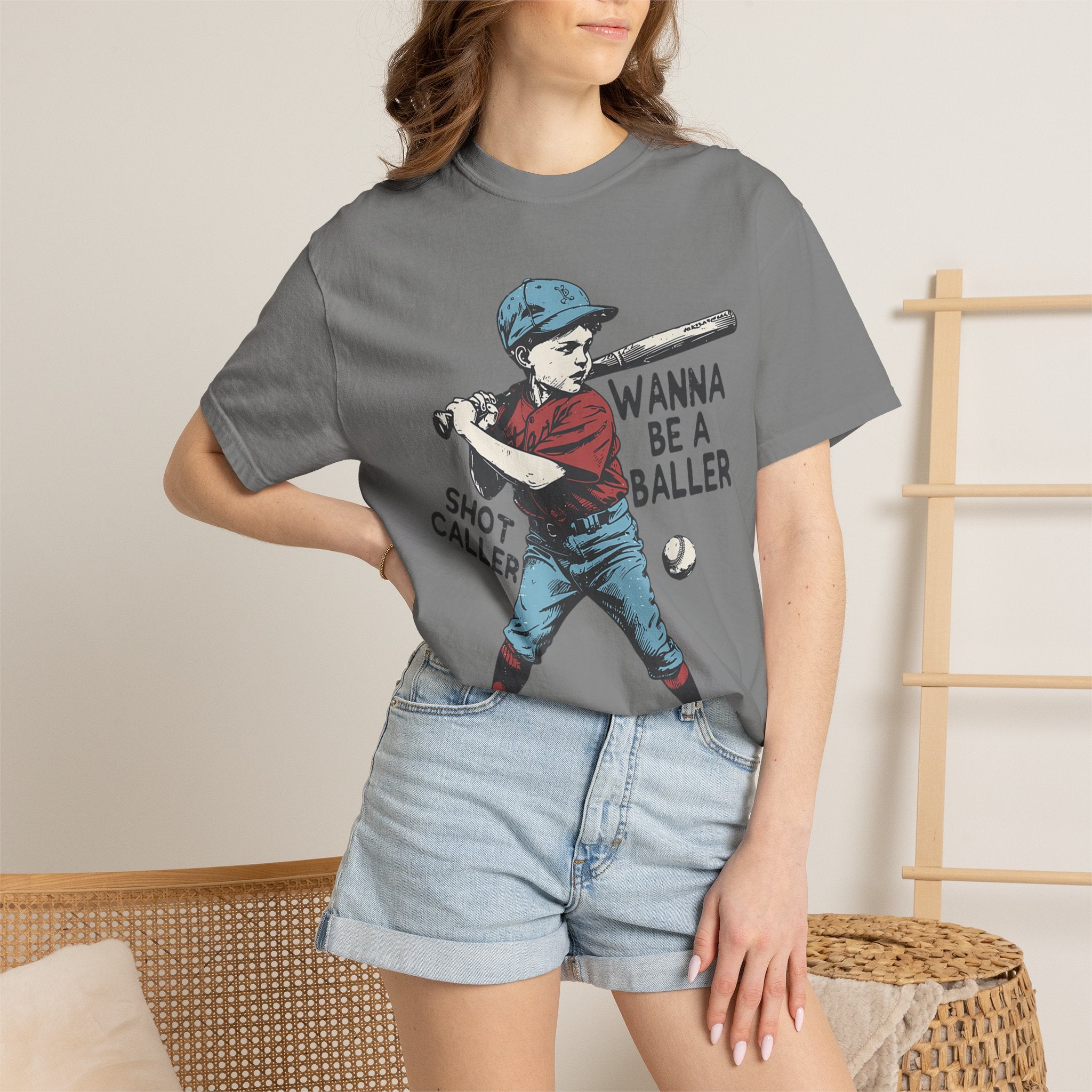 Baseball Kid 'Wanna Be a Baller' T-Shirt