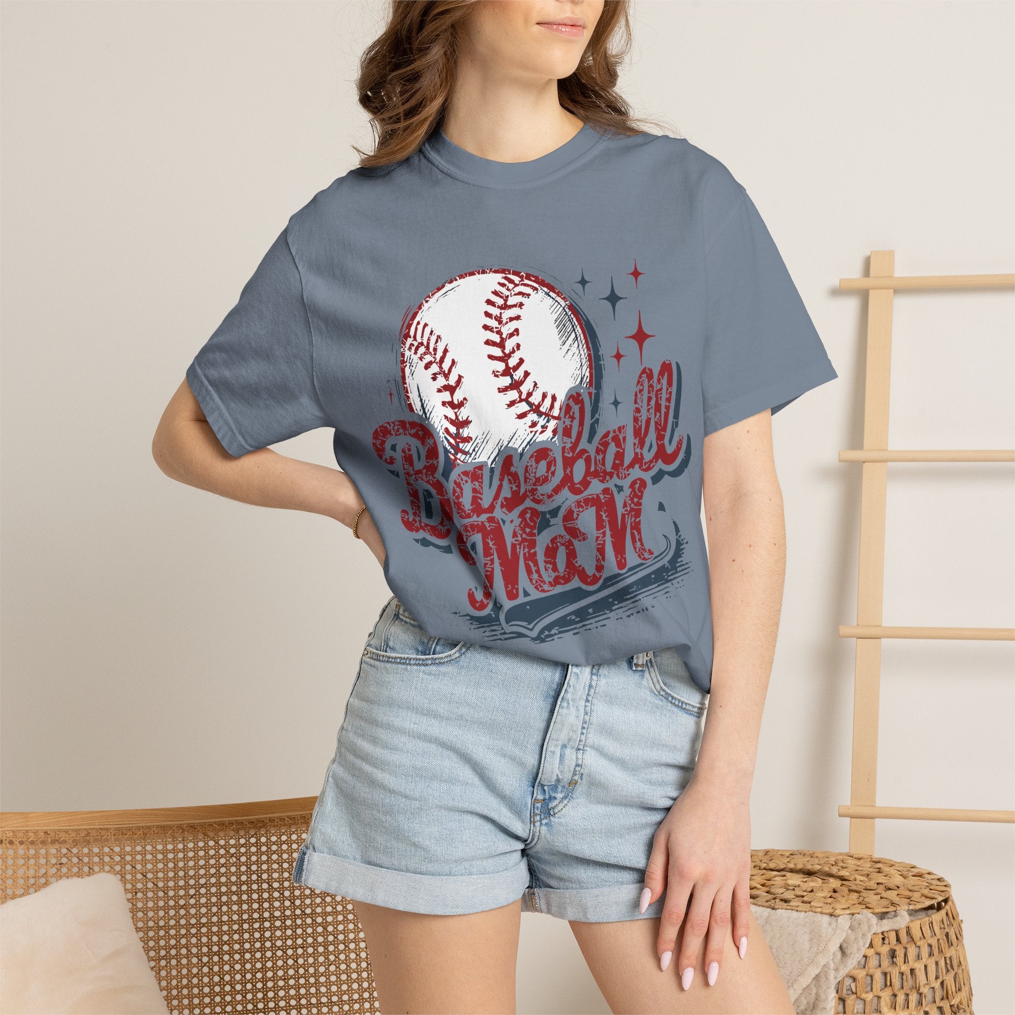 Baseball Mom T-Shirt — Vintage Baseball Graphic Tee for Proud Moms