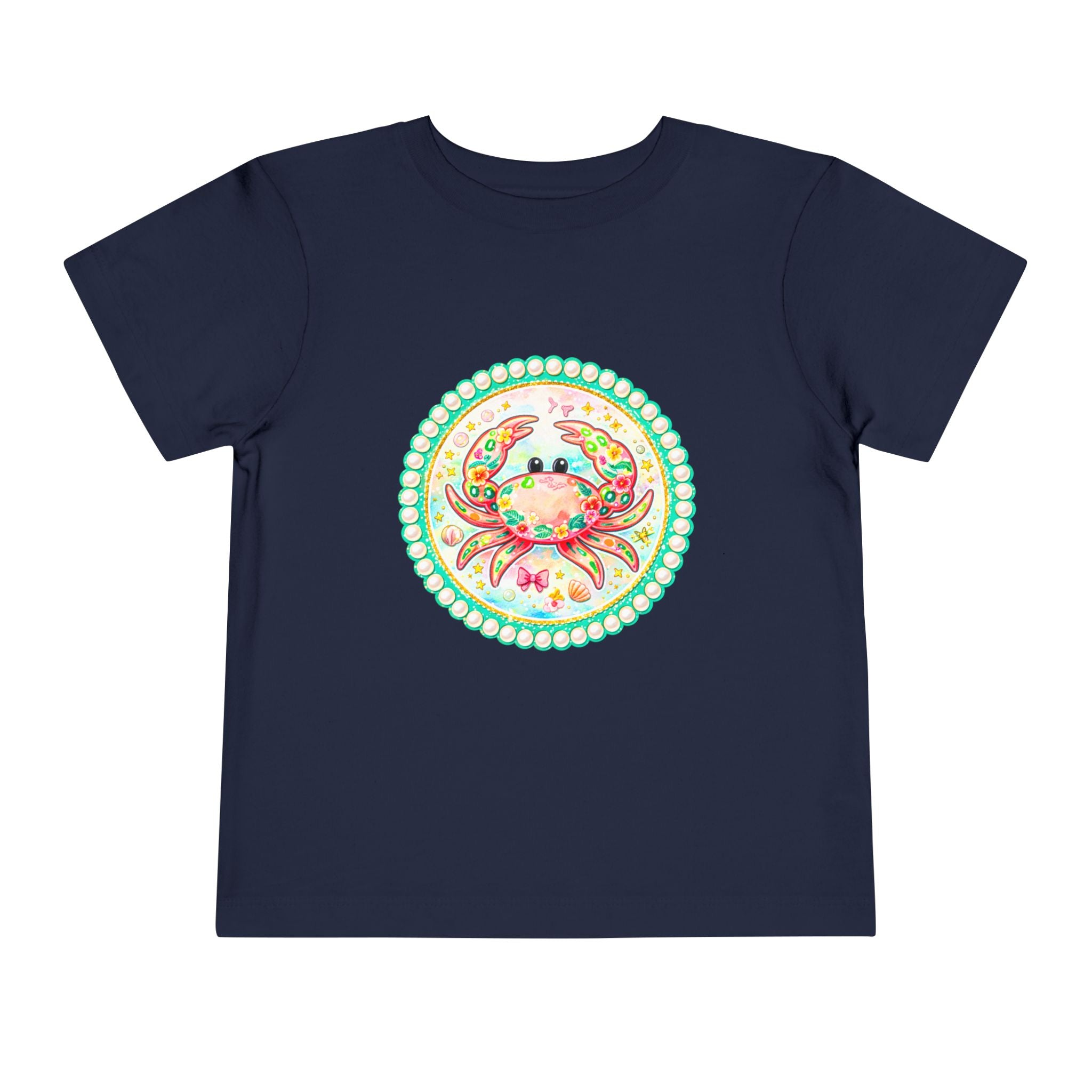 Toddler Tee — Colorful Watercolor Crab Kids Shirt