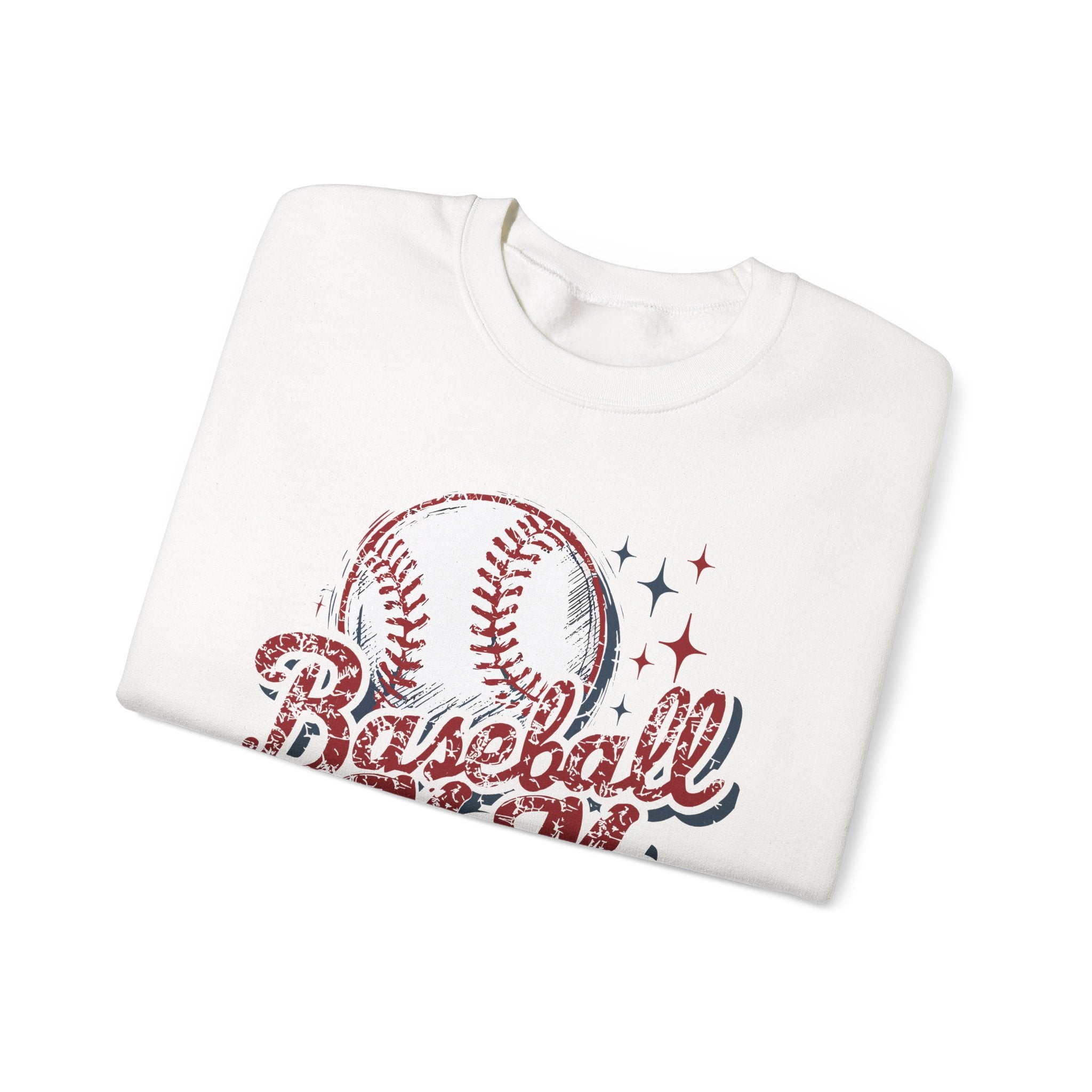 Baseball Mom Sweatshirt – Vintage Baseball Graphic Crewneck