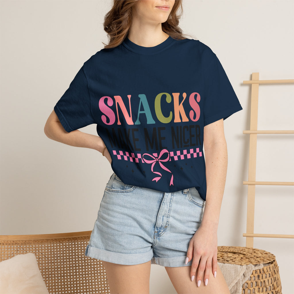 Snacks Make Me Nicer T-Shirt