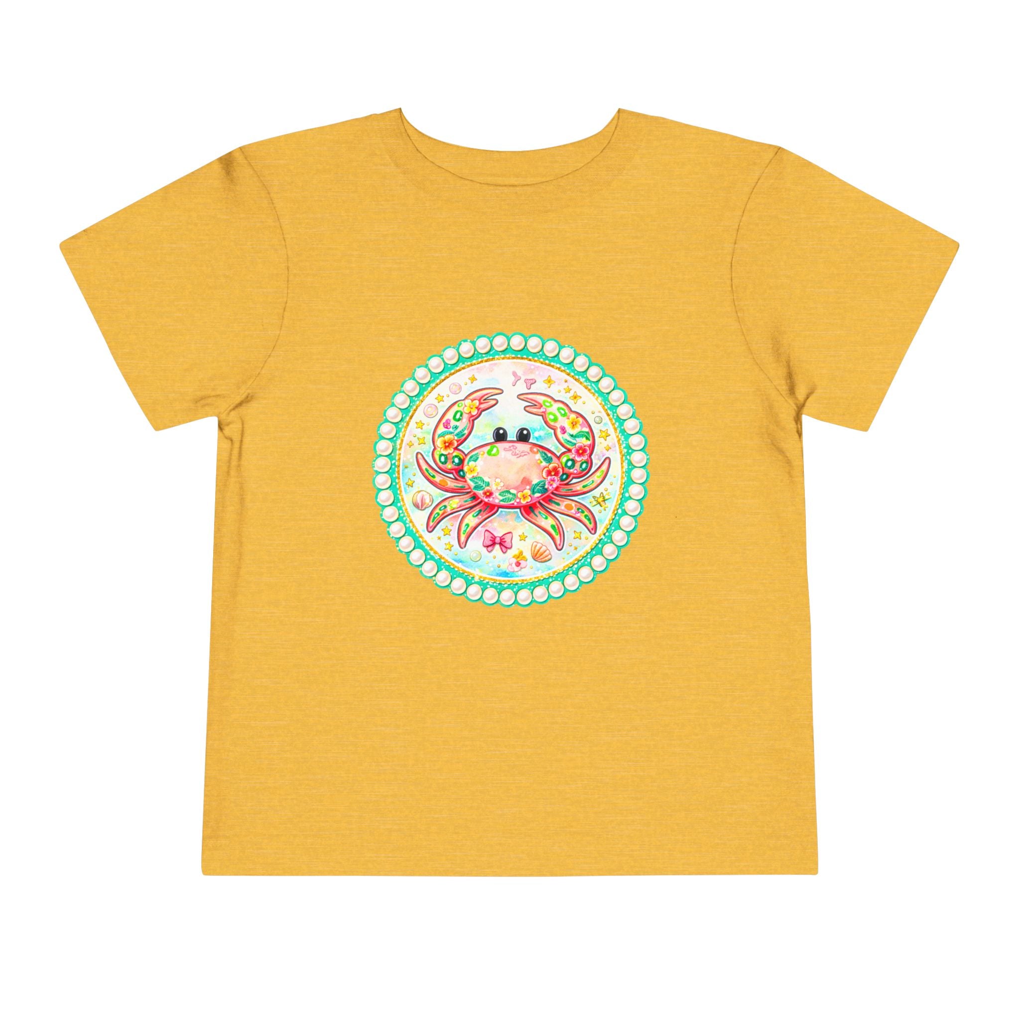 Toddler Tee — Colorful Watercolor Crab Kids Shirt