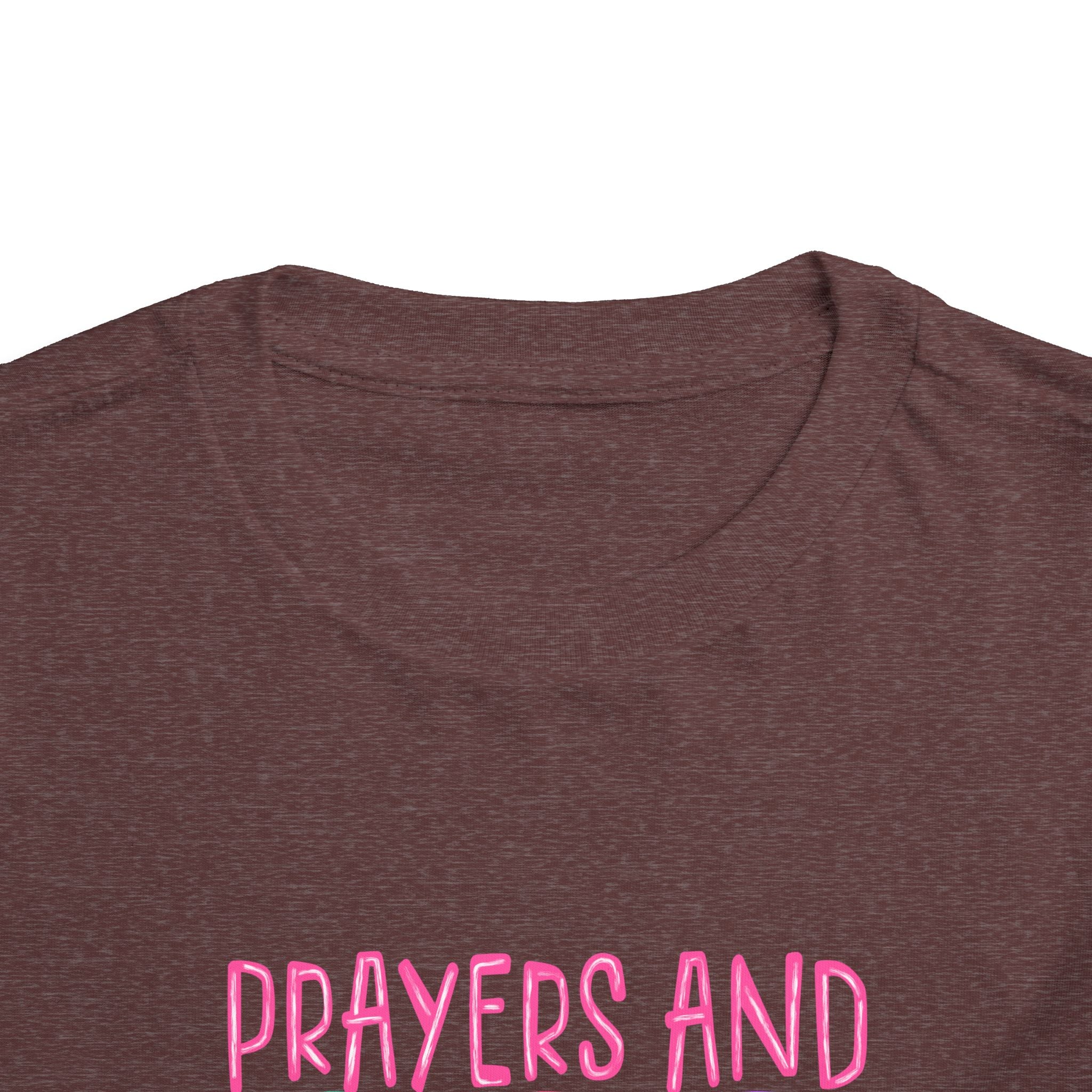 Toddler Tee - "Prayers and Popsicles" Colorful Popsicle
