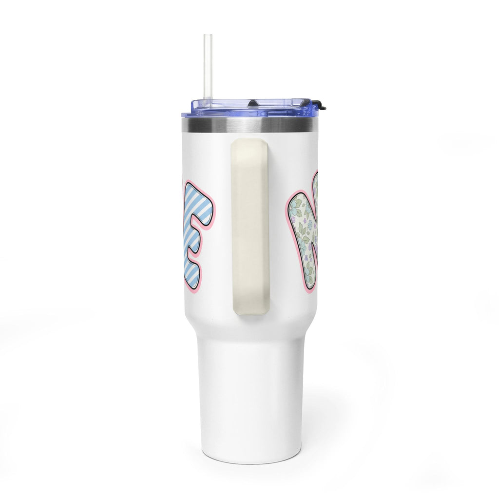 Nurse Bow 40oz Vacuum Tumbler  Insulated Nurse Travel Mug