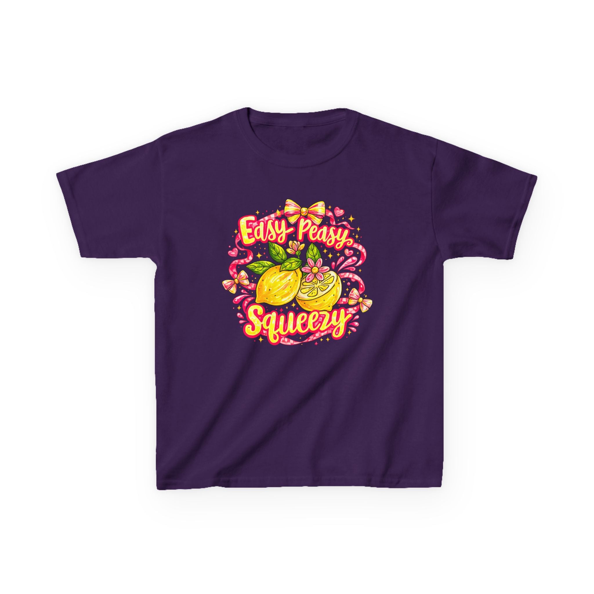 Kids T‑Shirt – "Easy Peasy Squeezy"  Fruit Graphic Tee
