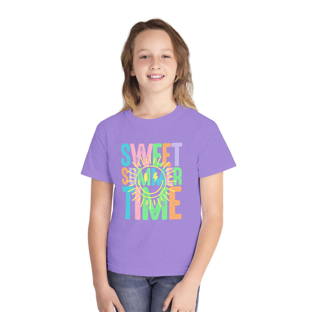 Sweet Summer Time Youth Tee  Pastel Beach Vibes