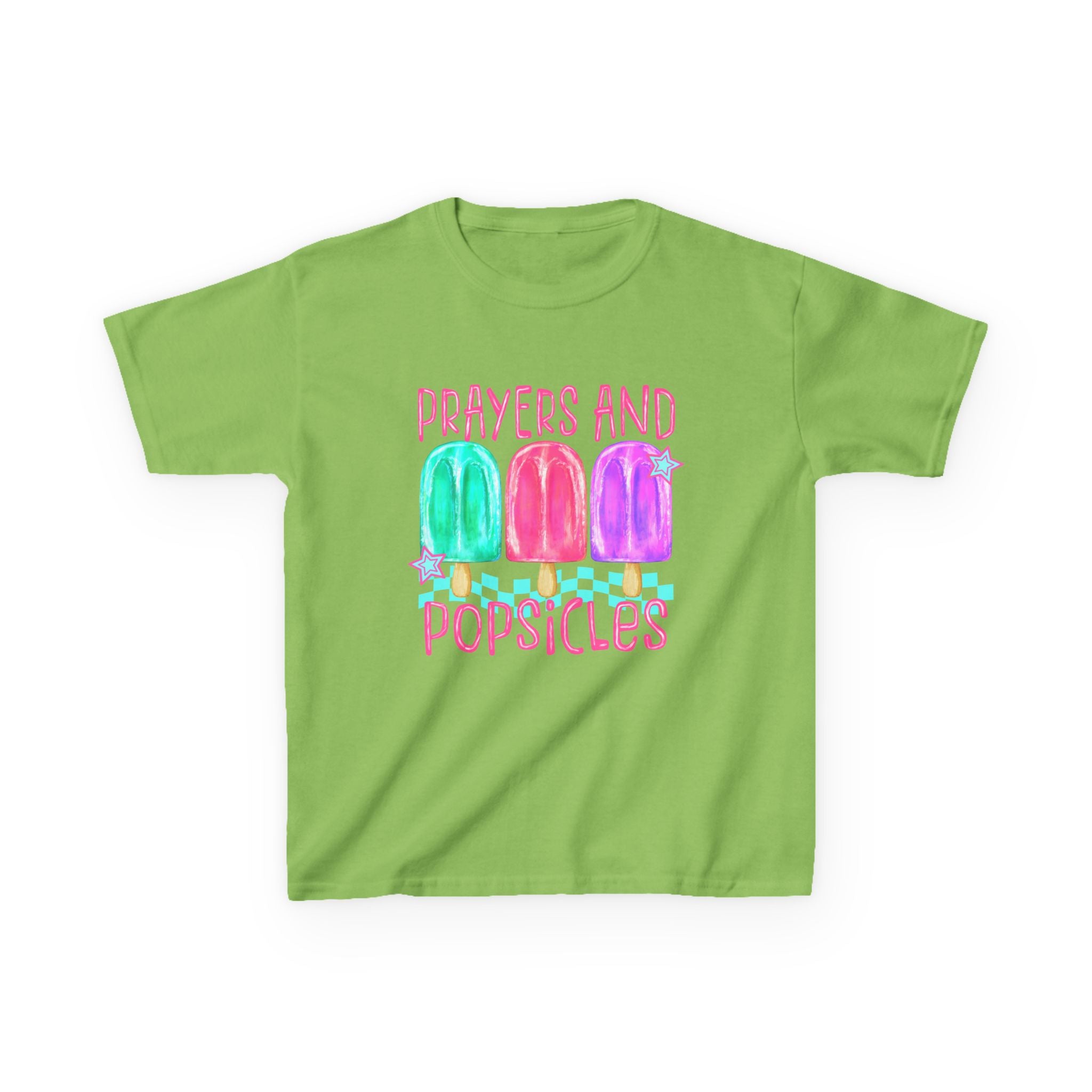 Kids Tee — "Prayers and Popsicles"