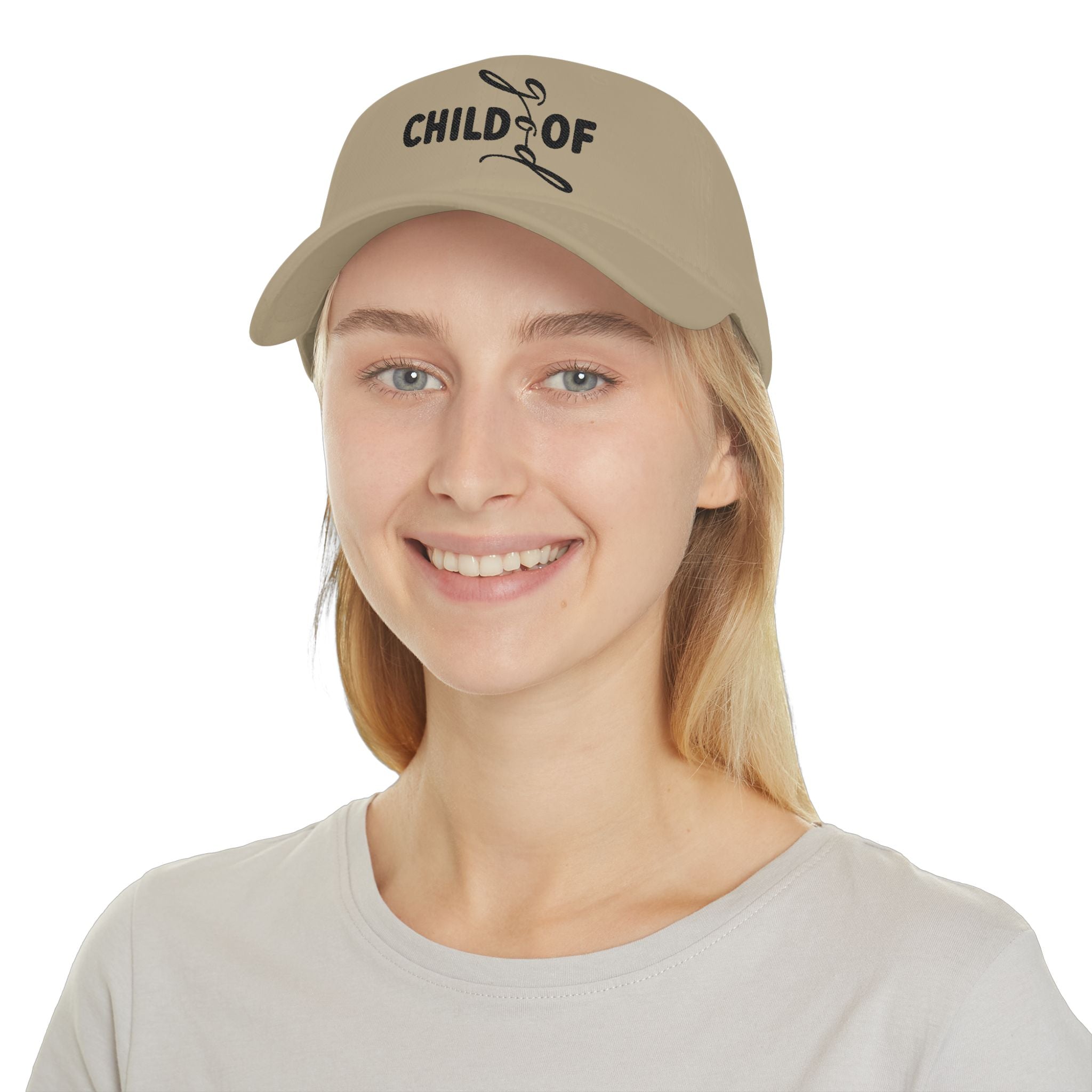 Child of God Low Profile Baseball Cap Faith-Inspired Adjustable Hat